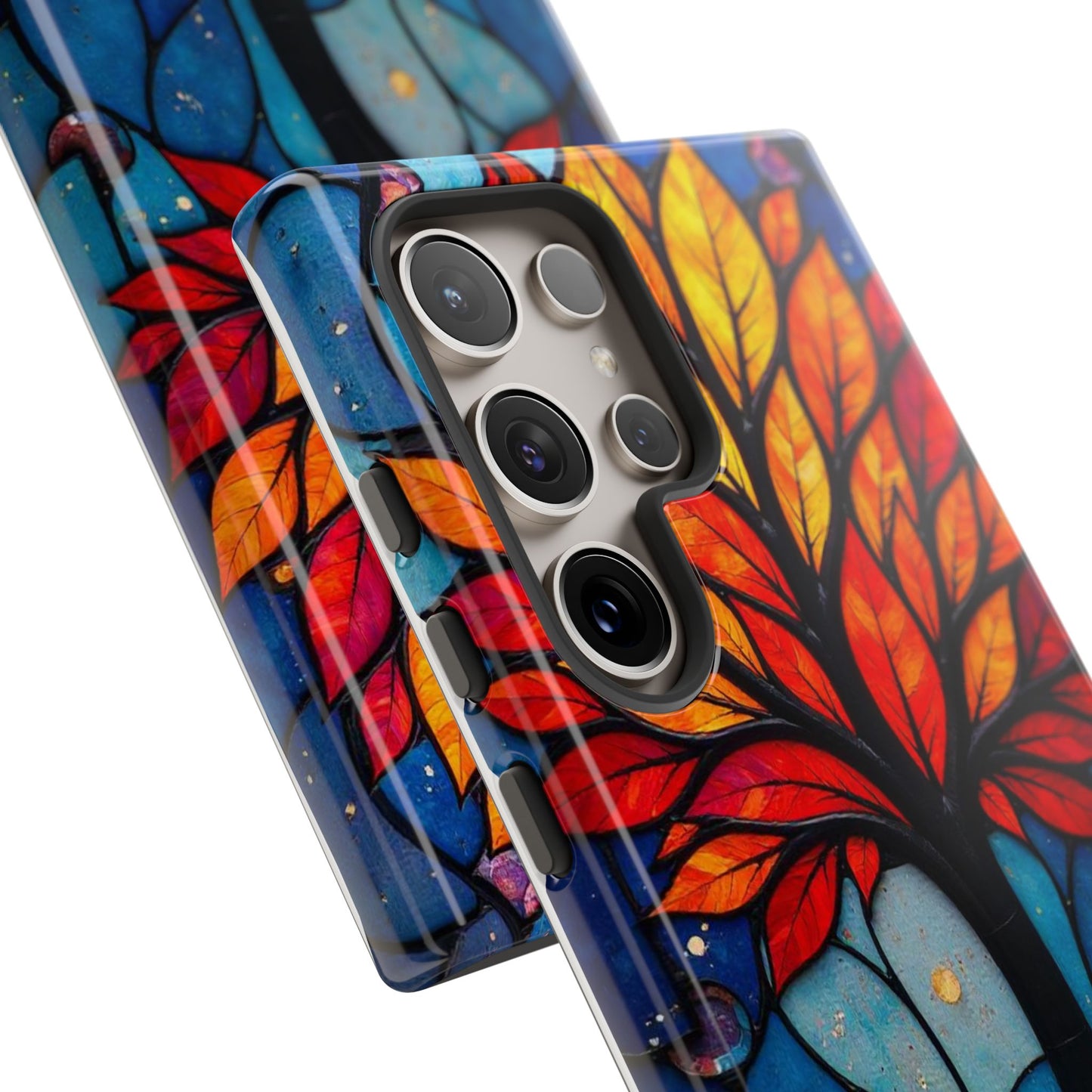 Stained Glass Tree: A Burst of Vibrant Elegance
