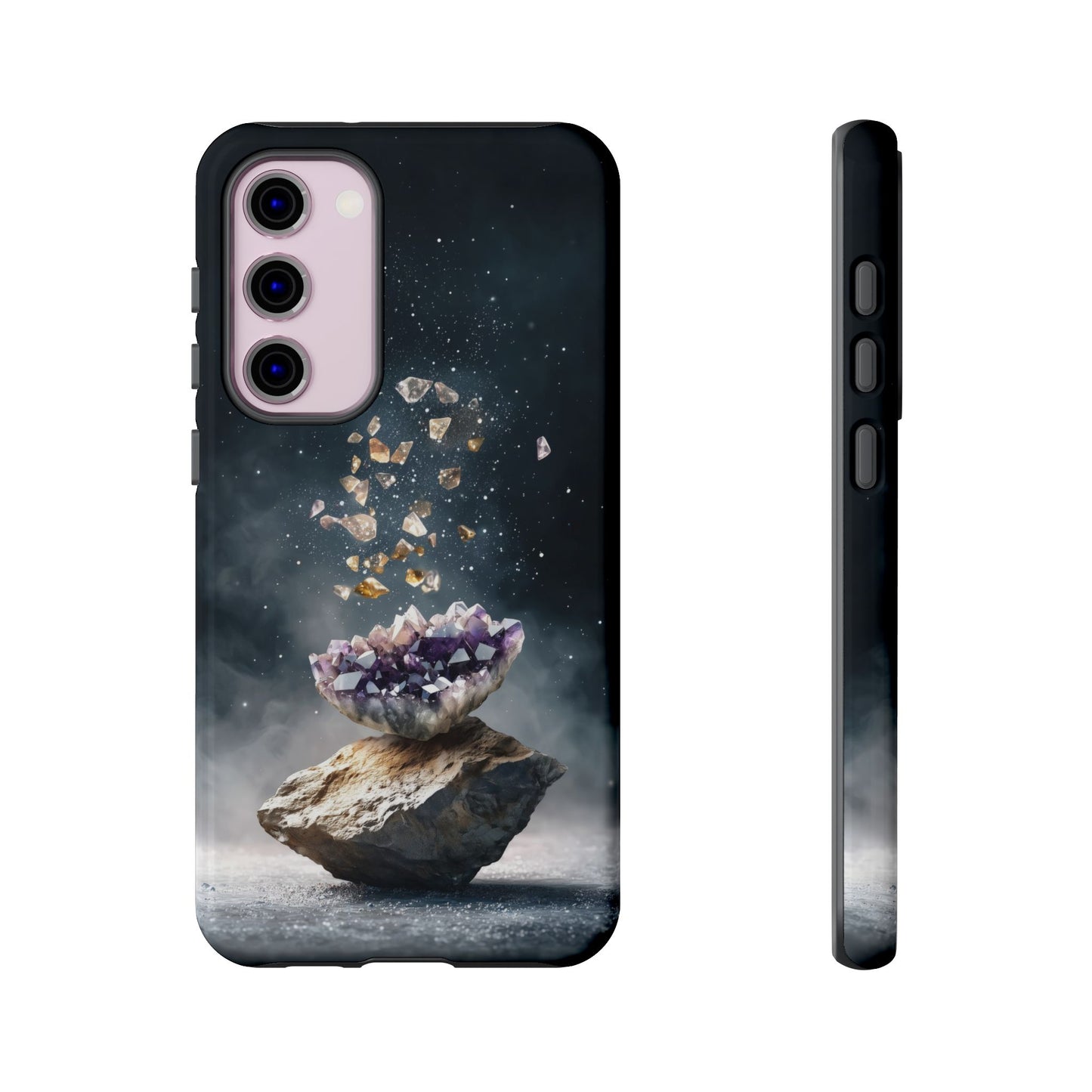 Mystic Amethyst Stones Phone Case for iPhone, Samsung & Google Pixel