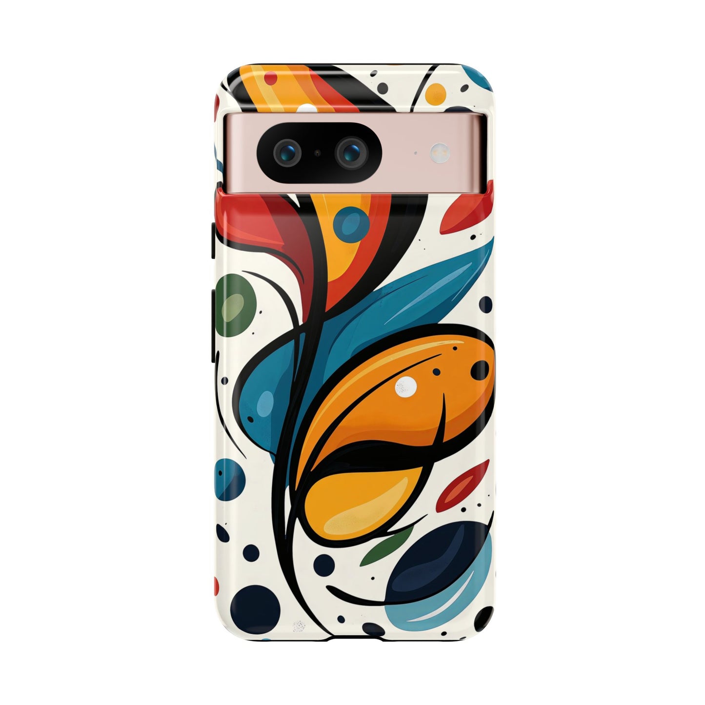 Vibrance Bloom – Bold Abstract Burst Phone Case for iPhone, Google Pixel, Samsung