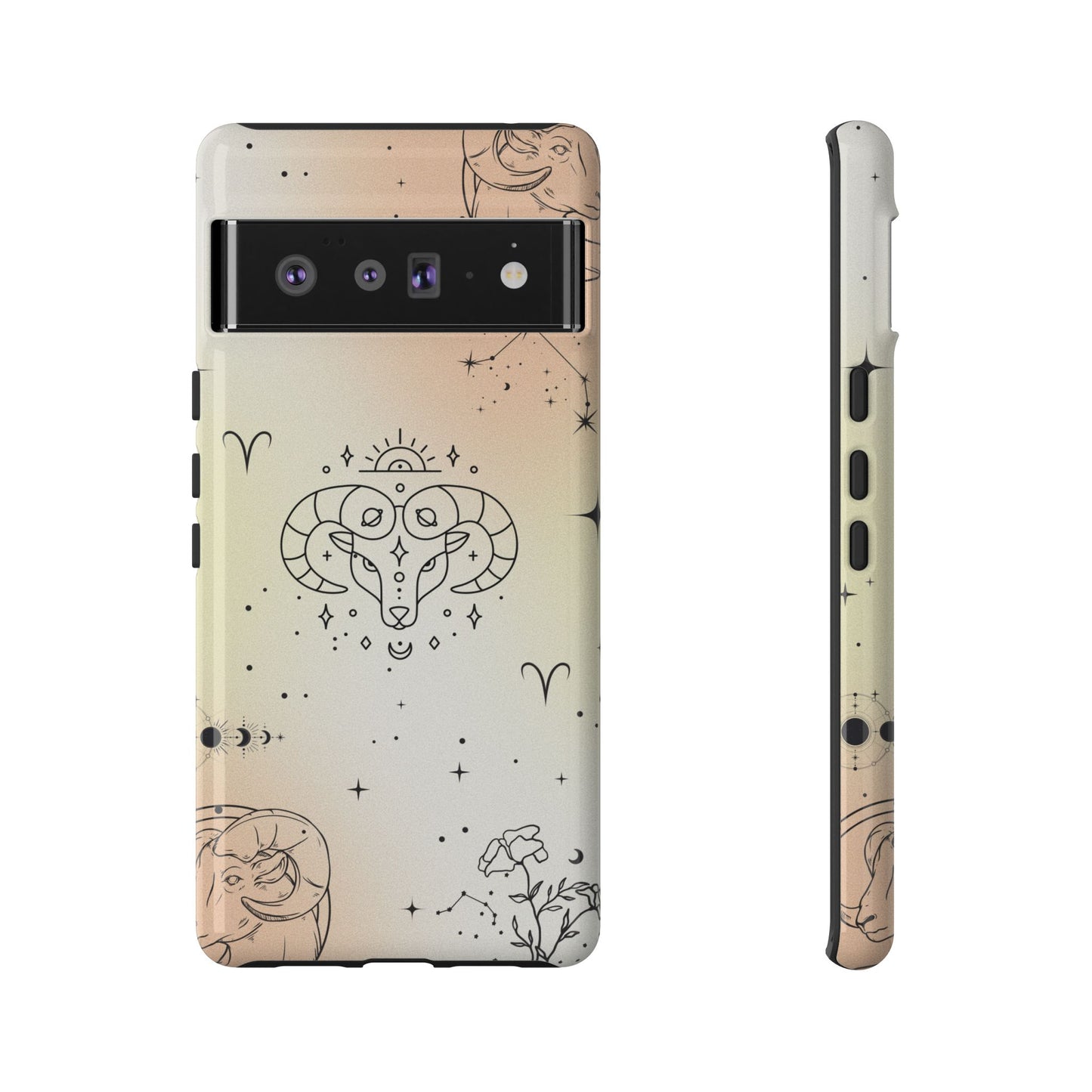 Aries Zodiac Sign Phone Case β Bold & Fiery Design for iPhone, Samsung & Google Pixel