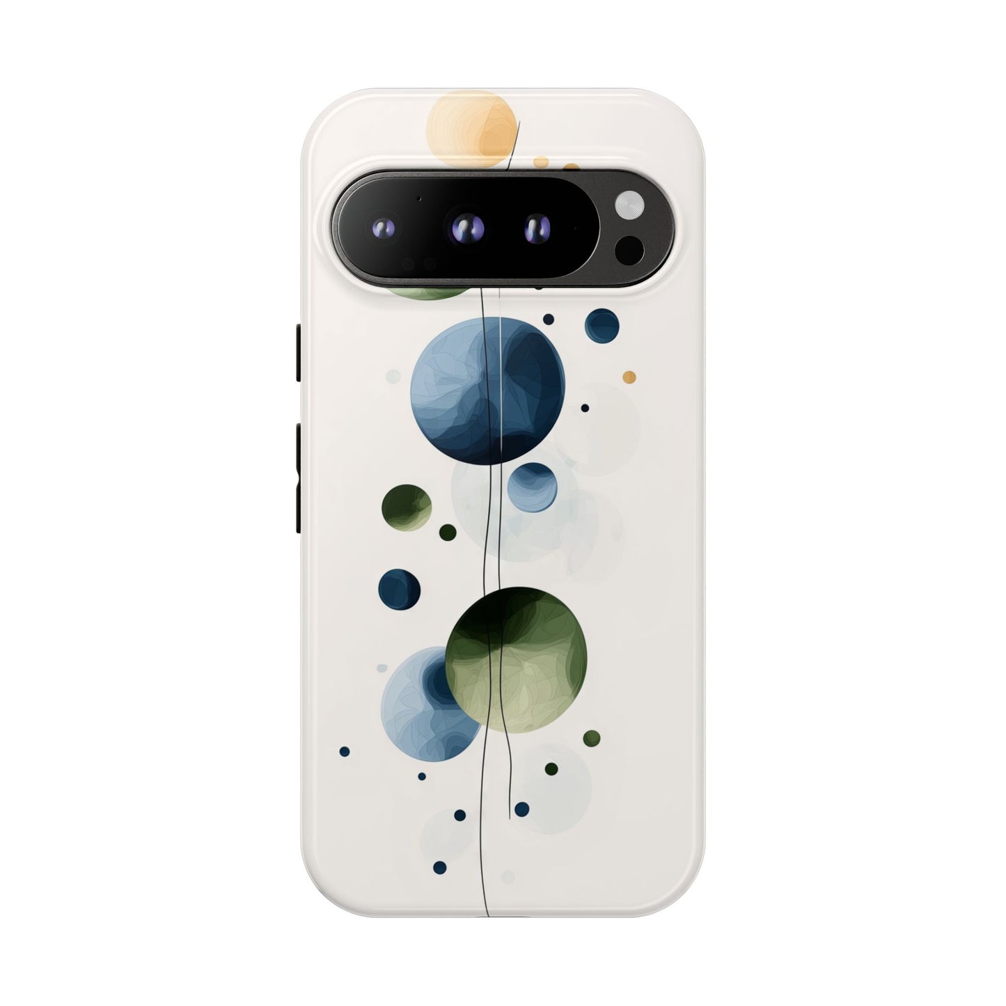 Orbit Bloom – Abstract Bubble Art Phone Case for iPhone, Samsung & Pixel