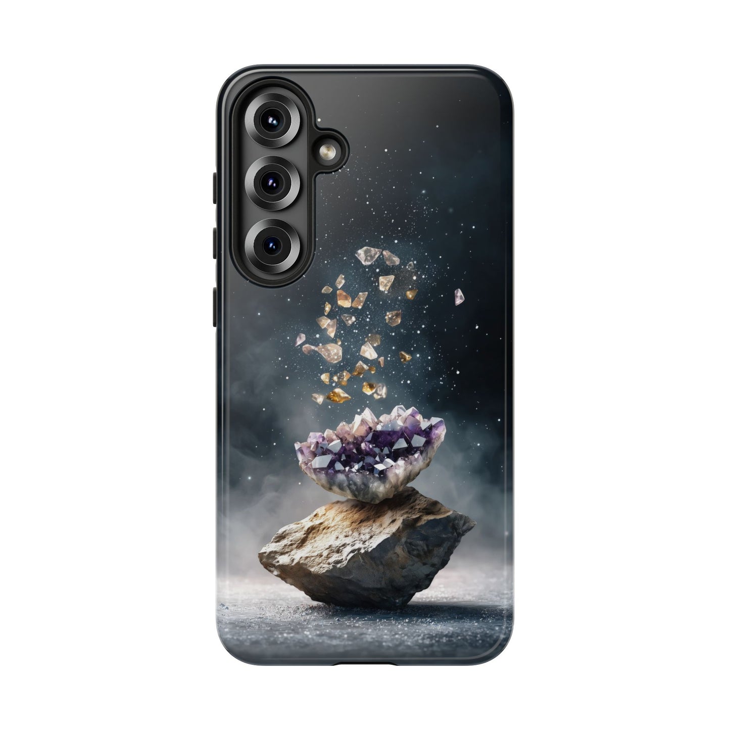 Mystic Amethyst Stones Phone Case for iPhone, Samsung & Google Pixel
