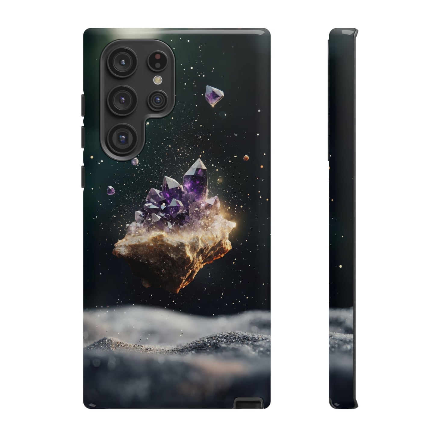 Mystic Amethyst Stones Phone Case for iPhone, Samsung & Google Pixel