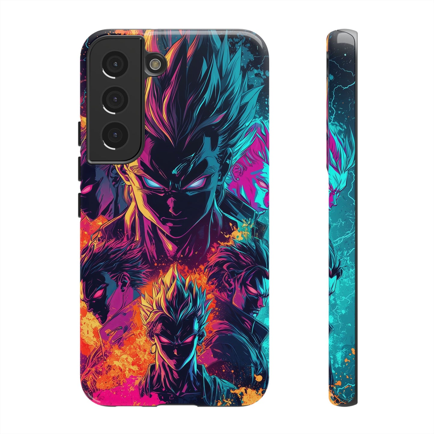 Multiverse Saiyan Rebellion | Comic-Style Anime Warriors Explosion Phone Case for iPhone, Samsung & Pixel