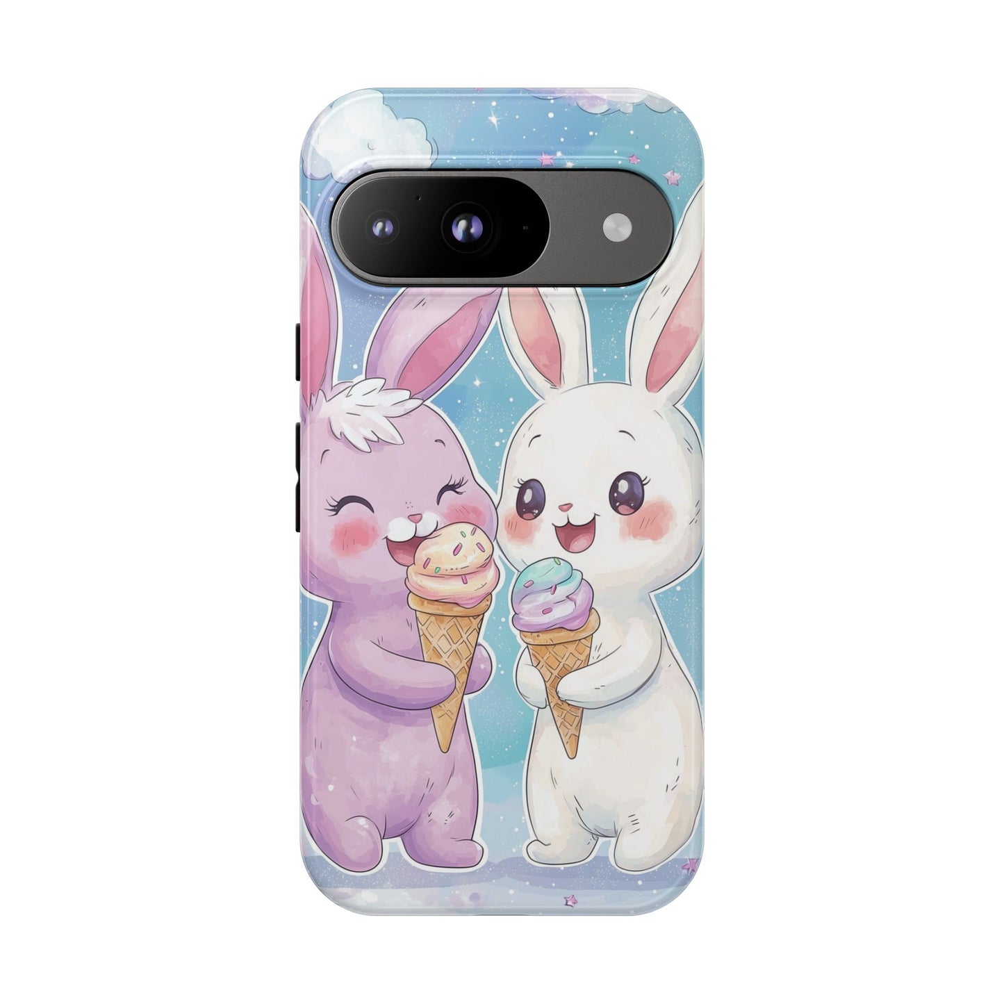Sweet Bunny Bliss - Kawaii Anime Phone Case for iPhone, Samsung, Google Pixel