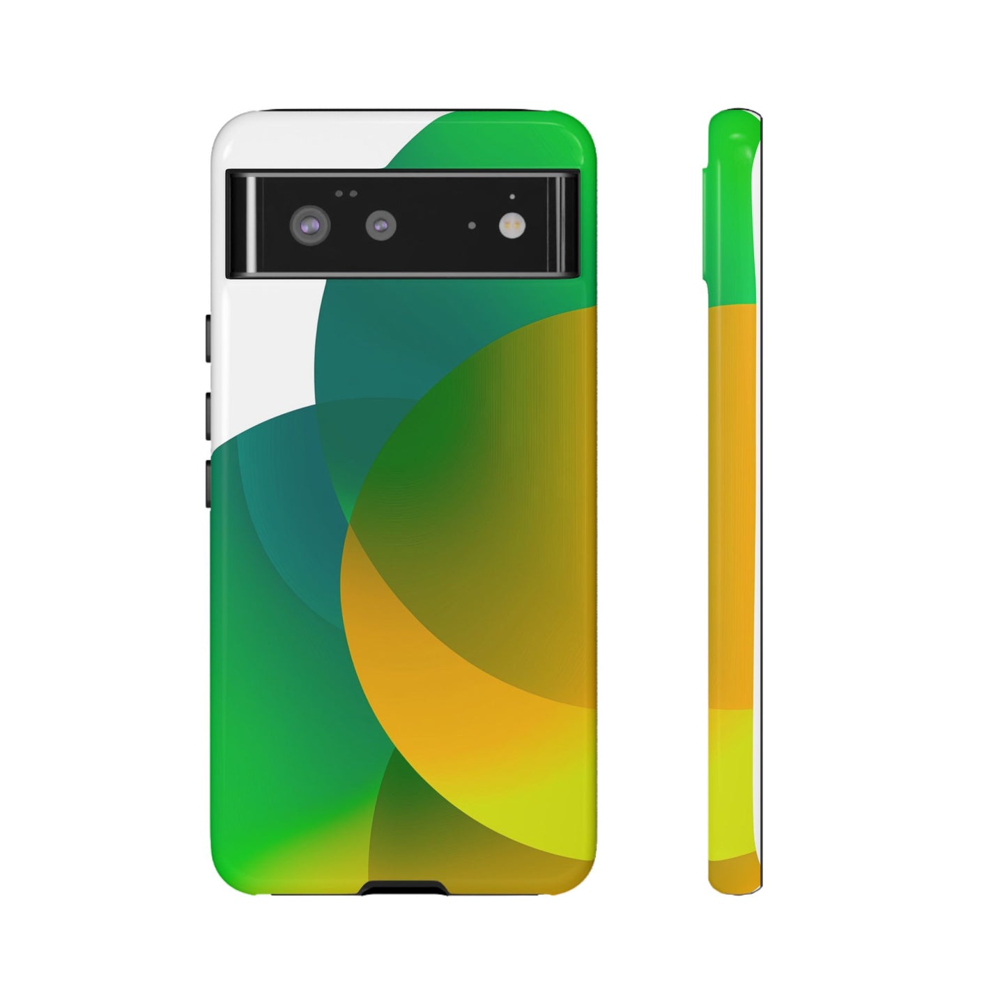 Verdant Bloom – Abstract Gradient Phone Case for iPhone, Samsung & Pixel