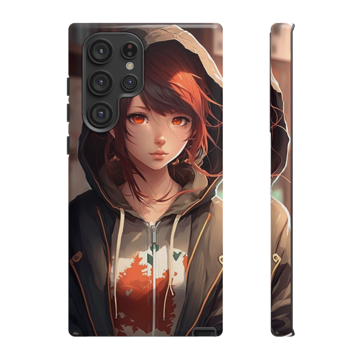 Anime Girl Phone Case - Cute Aesthetic Cover for iPhone, Samsung & Google Pixel, Girly Phone Case, Kawaii Lover Gift