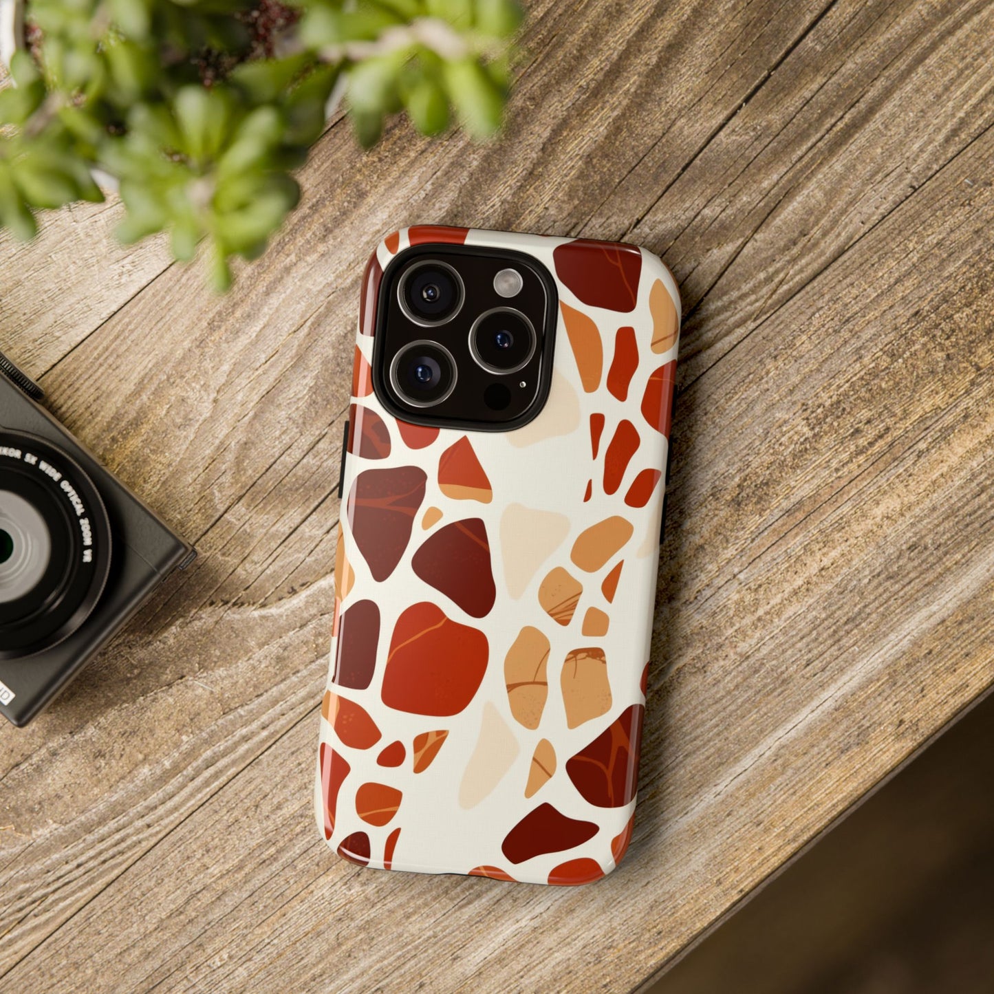 Giraffe Camouflage Phone Case β A Unique Blend of Nature & Art for iPhone, Pixel & Samsung