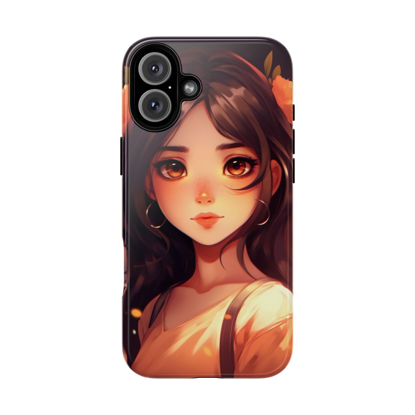 Anime Girl Phone Case - Cute Aesthetic Cover for iPhone, Samsung & Google Pixel, Kawaii Phone Case, Girly Phone Case, Anime Lover Gift