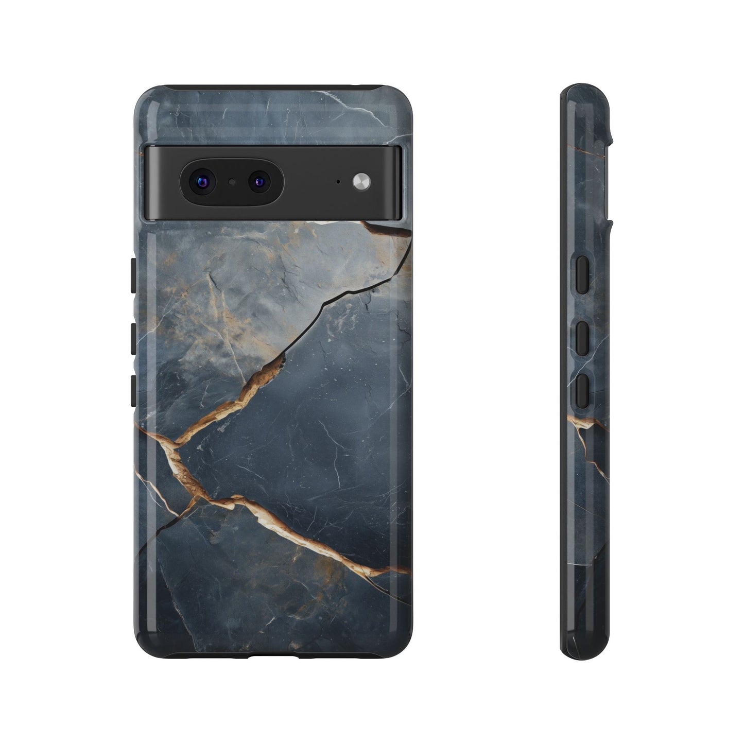 Cracked Marble Stone Phone Case for iPhone, Samsung & Google Pixel