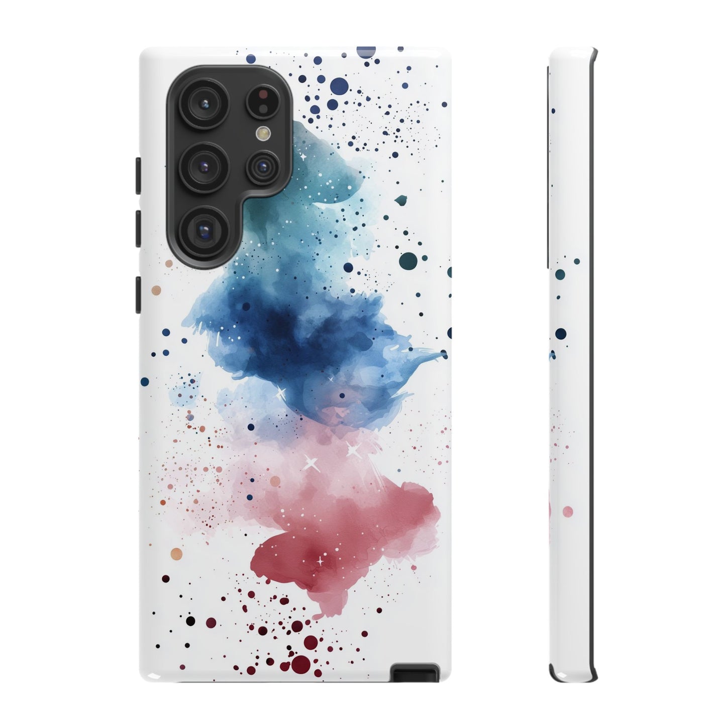 Cosmic Bloom Watercolor Phone Case for iPhone, google Pixel & Samsung