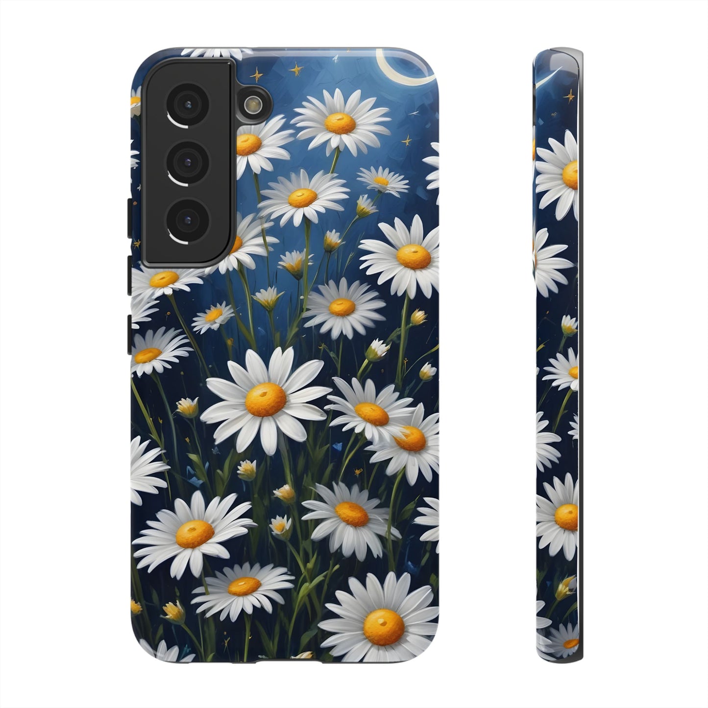 Witchy Daisy Flowers Phone Case Vintage Botanical Cover