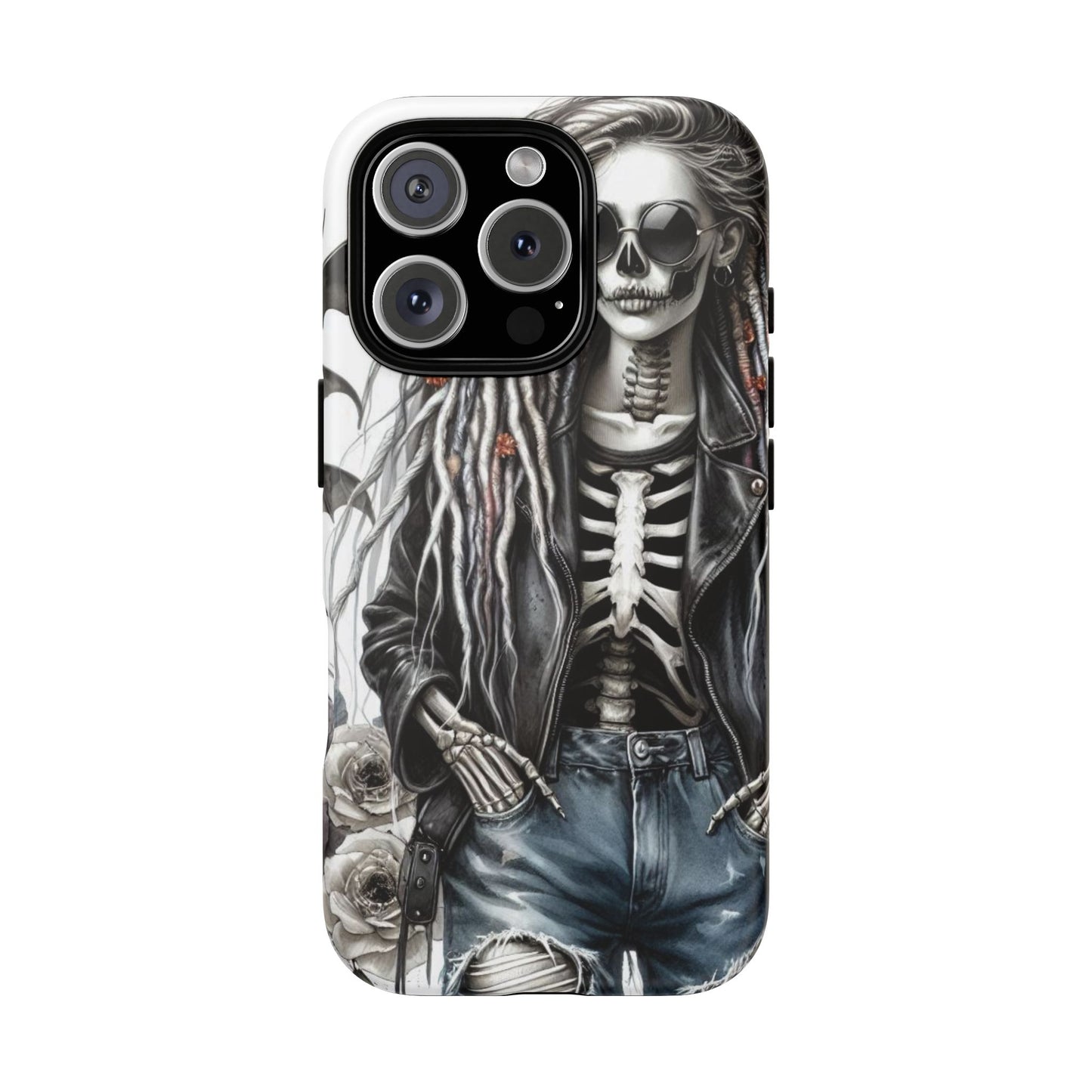Skull Queen – Gothic Skeleton & Dark Grunge Mobile Cover