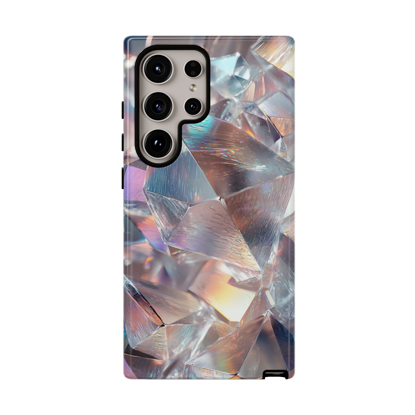 Iridescent Crystal Matching Couple Phone Case – Shimmer & Shine for iPhone, Samsung & Google Pixel