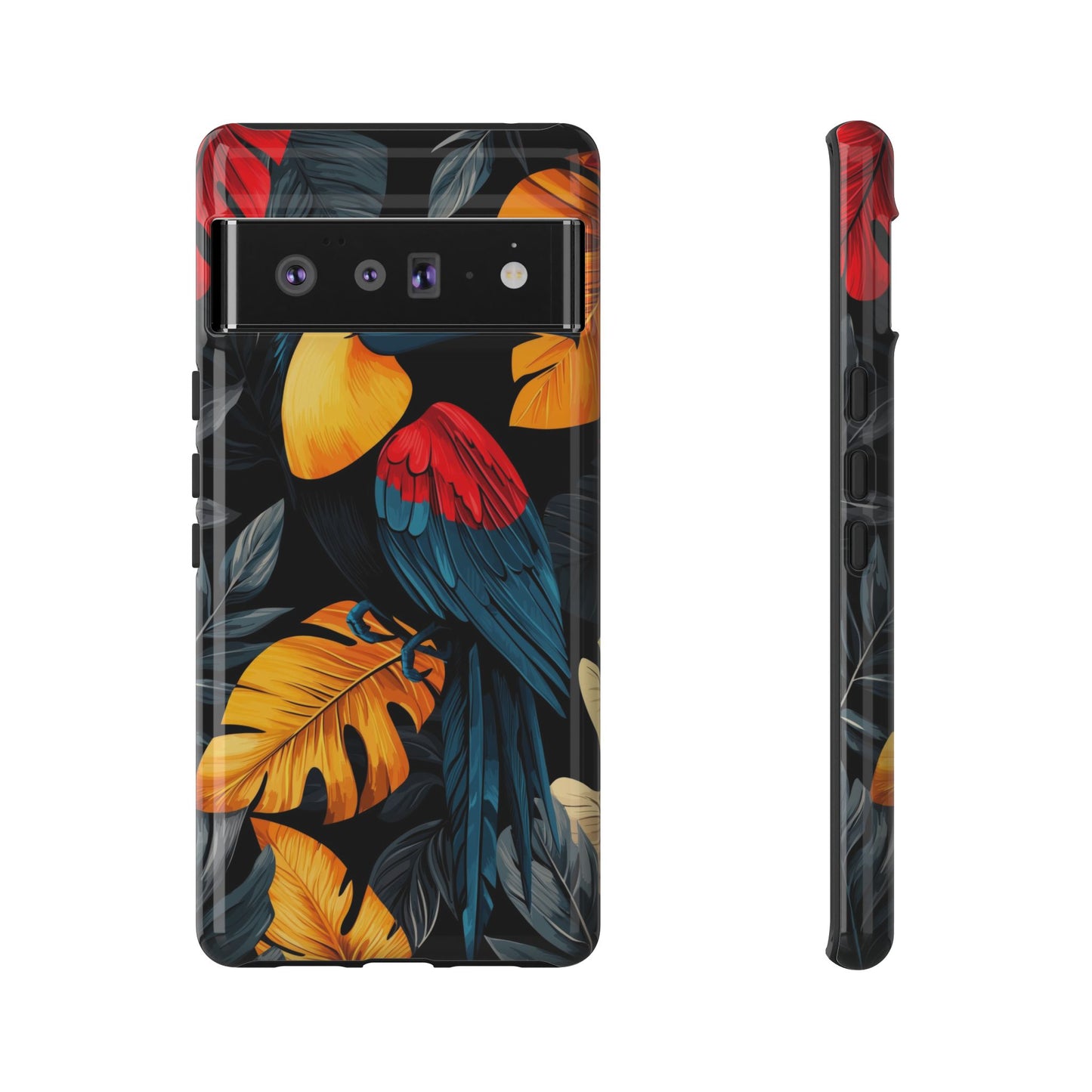Exotic Toucan Feathers Phone Case – Nature’s Elegance for iPhone, Pixel & Samsung