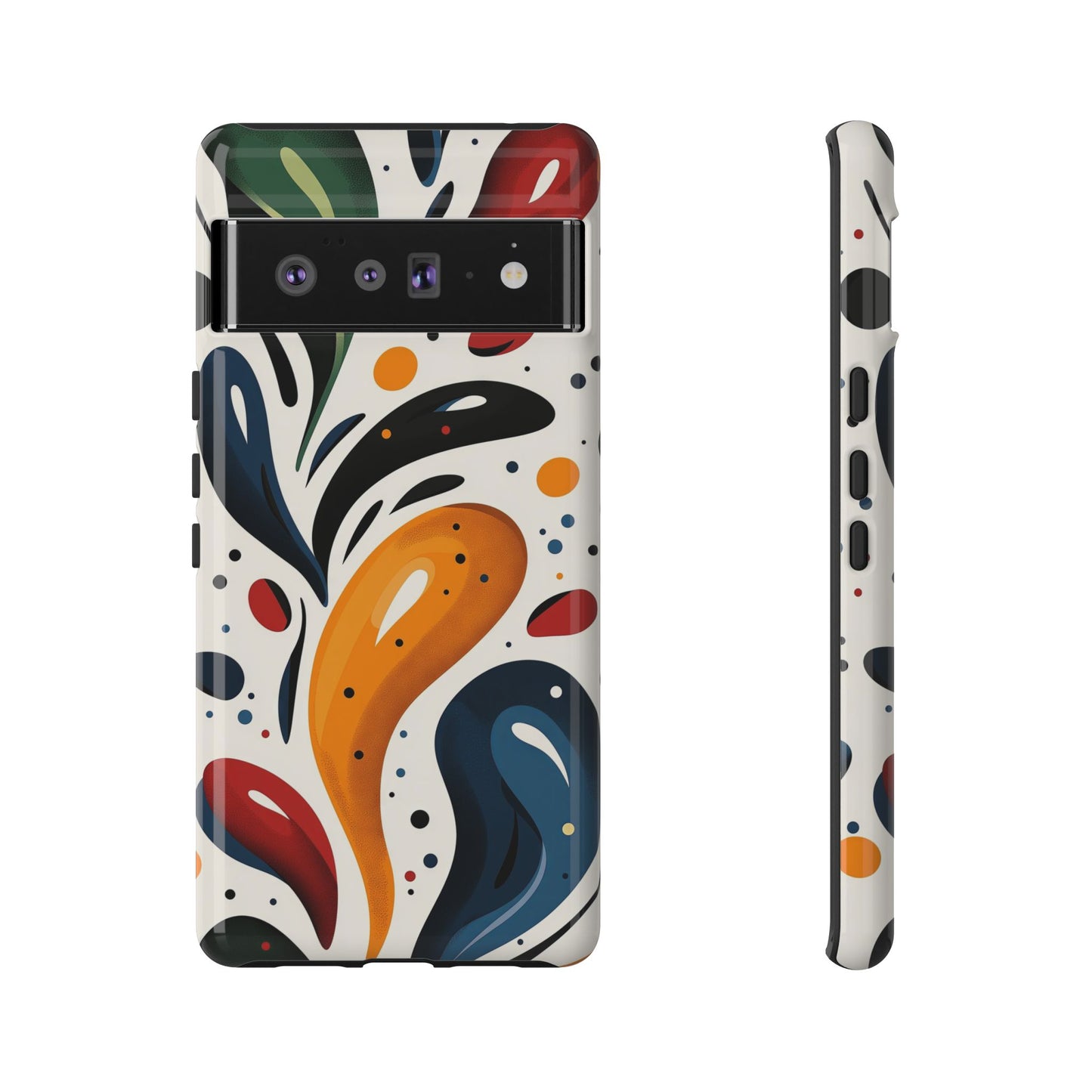 Fluid Pop Abstract Phone Case – Space-Inspired Art for iPhone, Samsung & Pixel