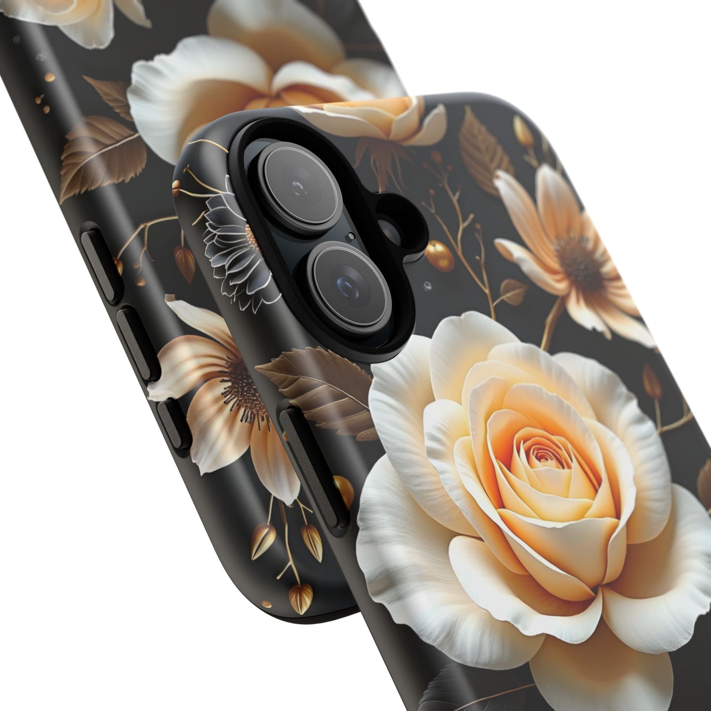 Elegant 3D Floral Design, Botanical Phone Case design for Iphone.