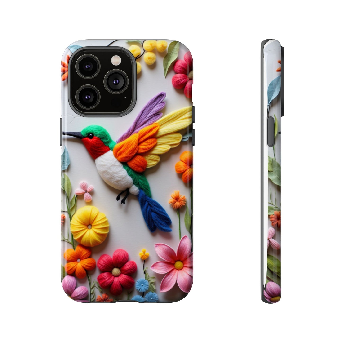 Elegant Hummingbird with Floral Mosaic Design | Nature's Artistic Vibes | Pixel 8 pro