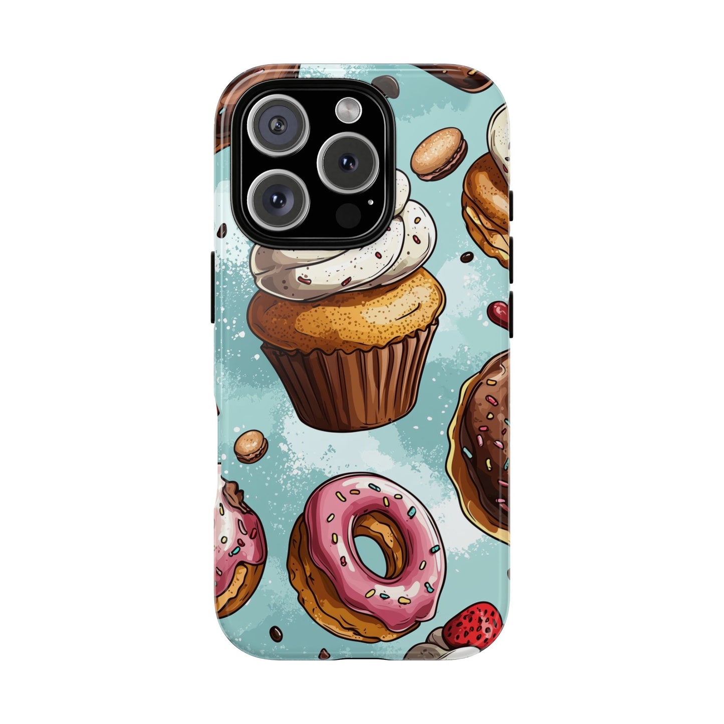 Sweet Bliss: Anime Dessert Delight Phone Case for iPhone, Samsung, Google Pixel