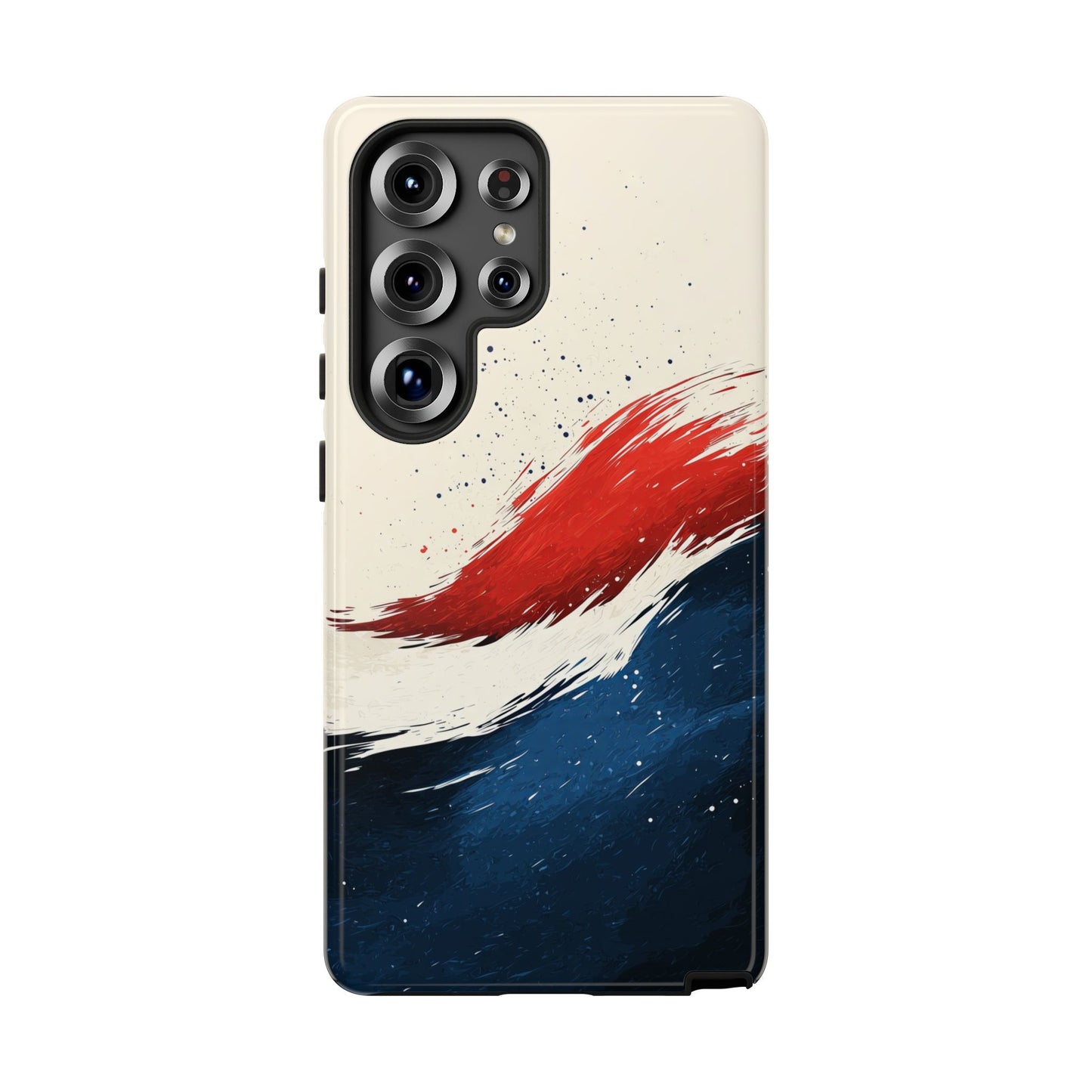 Crimson Tide – Artistic Brushstroke Abstract Case for iPhone, Google Pixel, Samsung