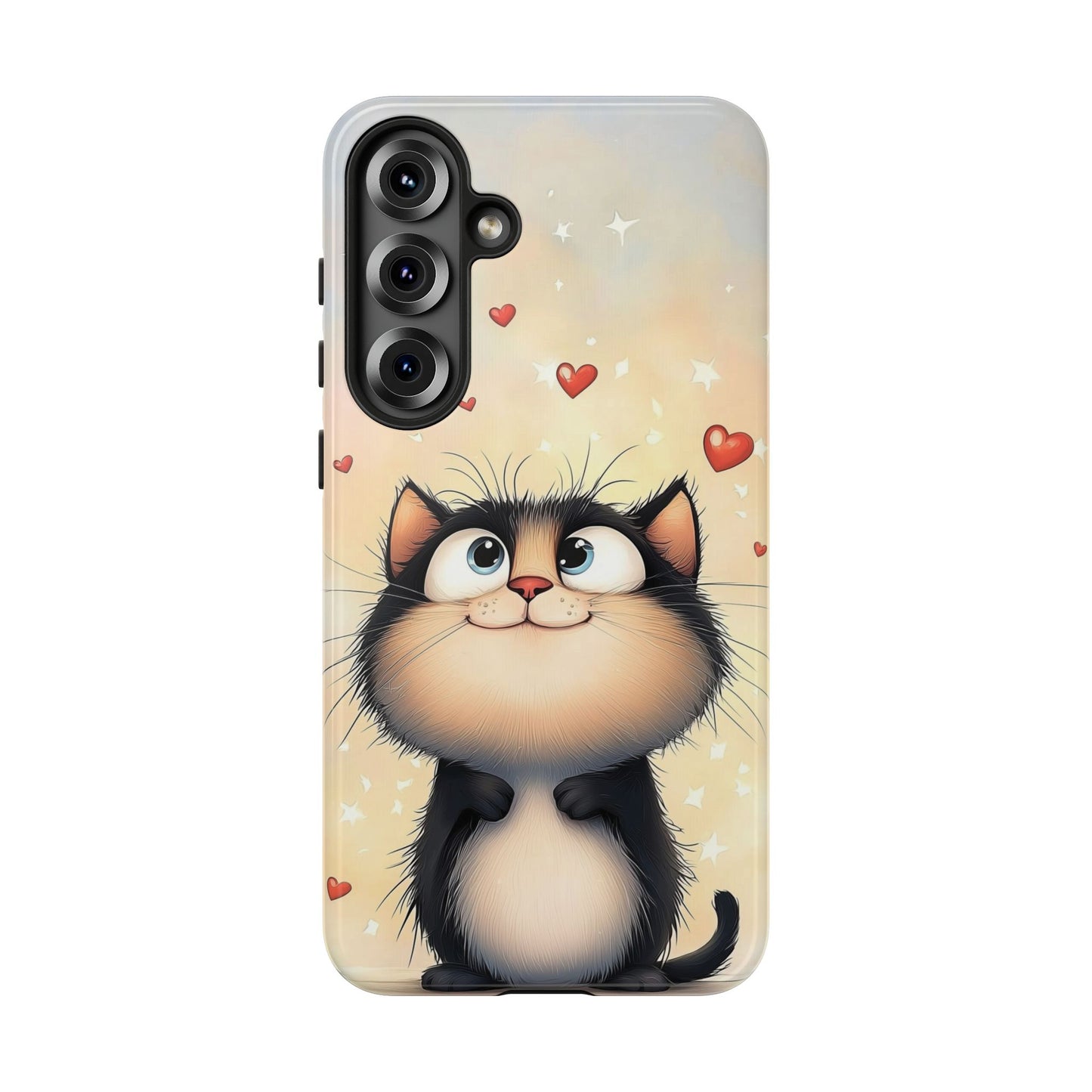 Cute Kitty Love Phone Case β Adorable Anime Cat Design for iPhone, Google Pixel & Samsung