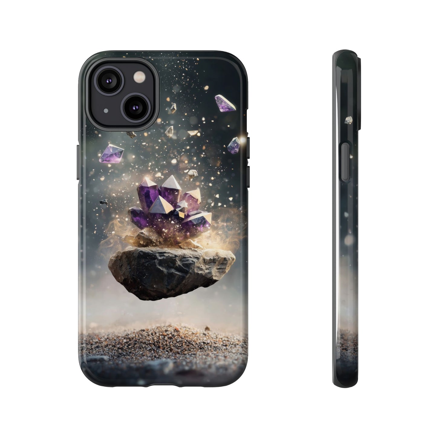 Mystic Amethyst Stones Phone Case for iPhone, Samsung & Google Pixel