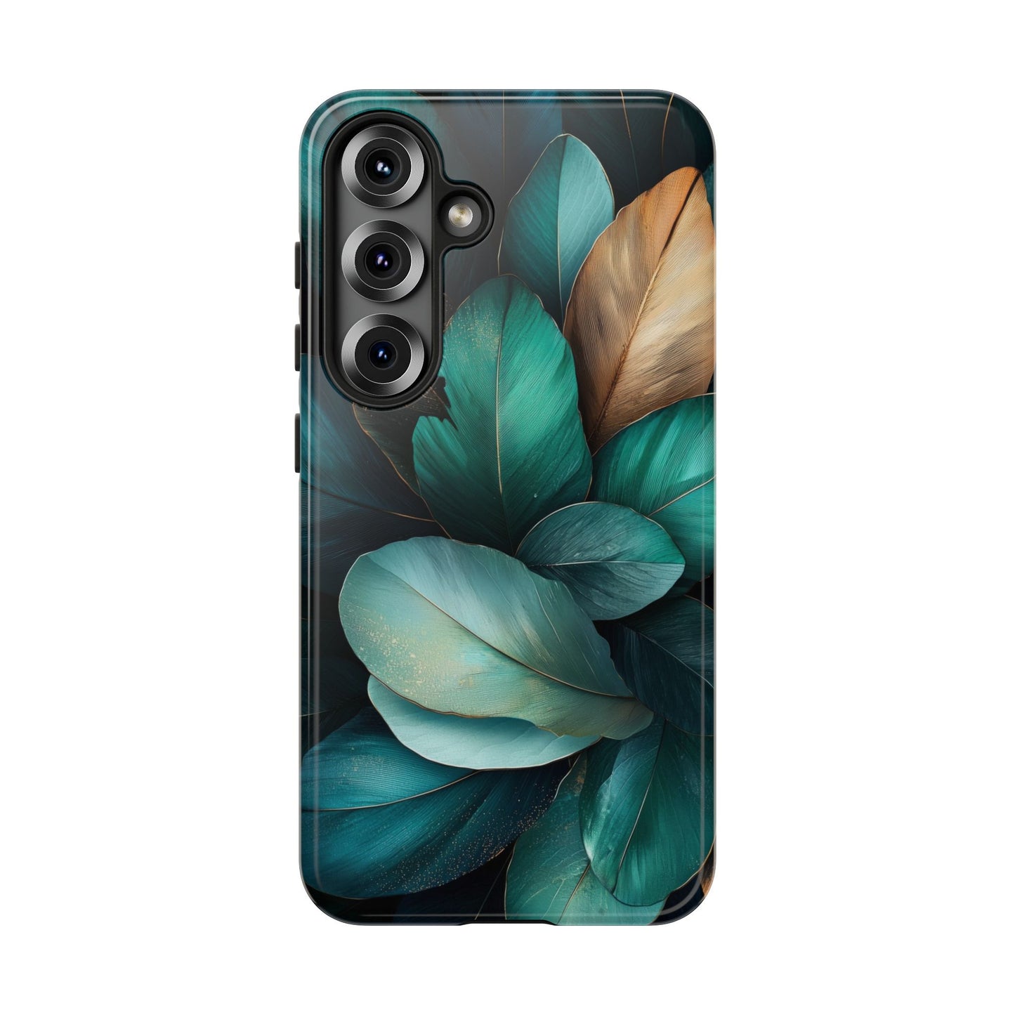 Iridescent Peacock Feather Luxe Phone Case for iPhone, Samsung & Google Pixel