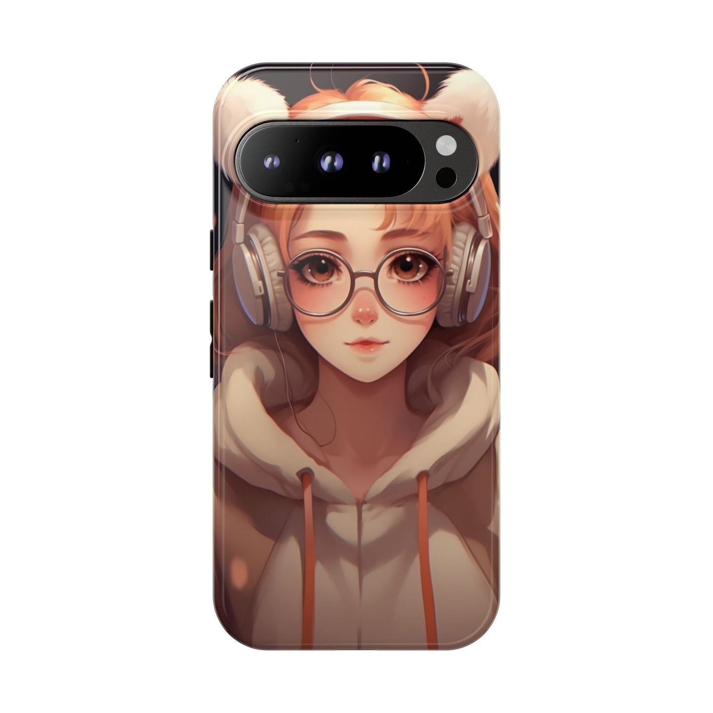 Anime Girl Phone Case - Cute Aesthetic Cover for iPhone, Samsung & Google Pixel, Girly Phone Case, Kawaii Lover Gift