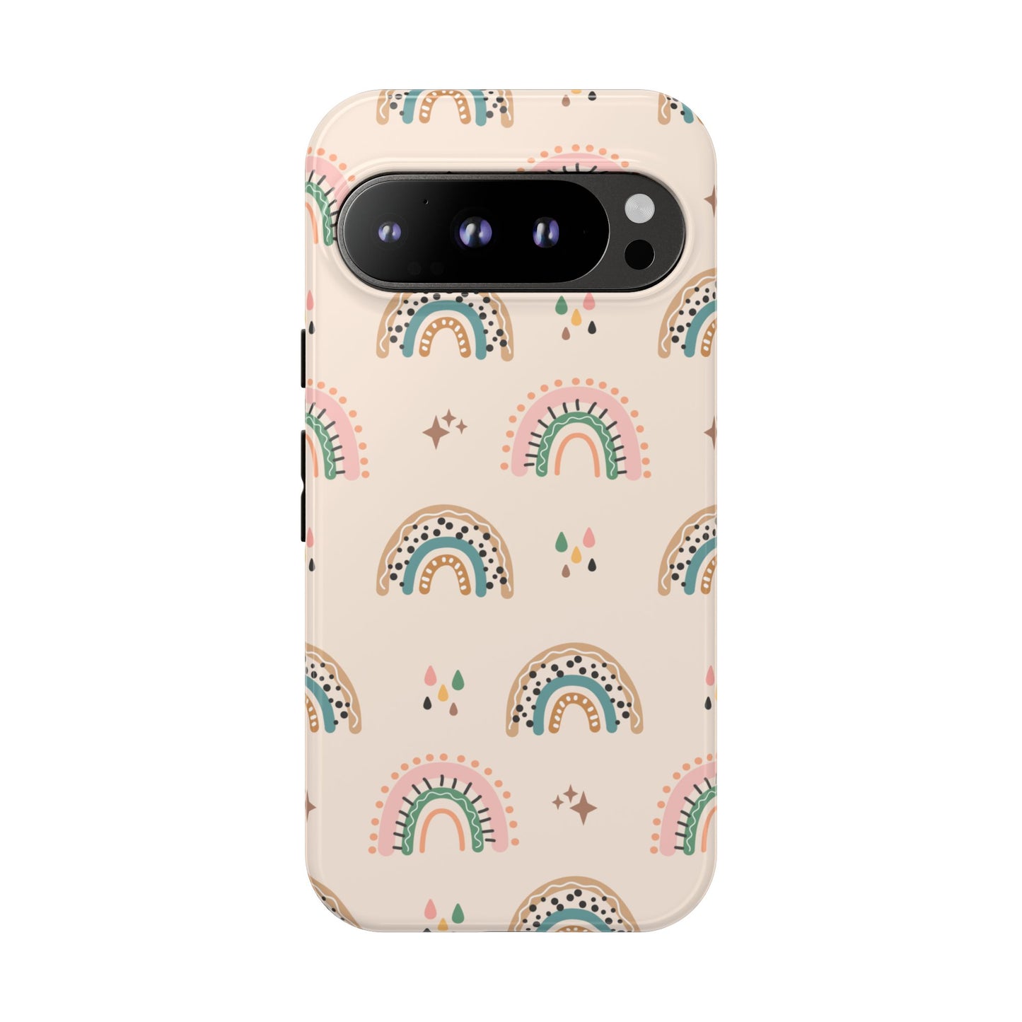 Retro Rainbow Phone Case β Vintage Aesthetic Cover for iPhone, Samsung & Google Pixel
