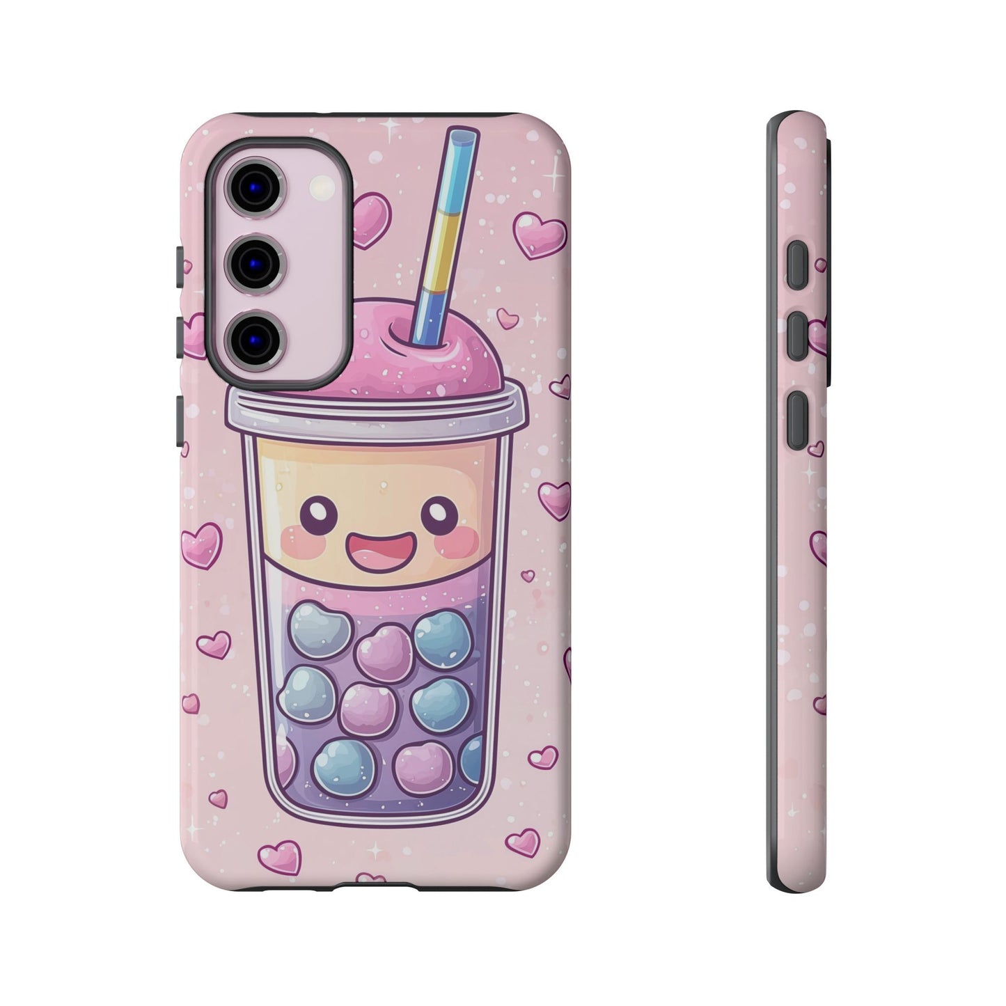 Sweet Bubble Tea Love Phone Case for iPhone, Samsung, Google Pixel
