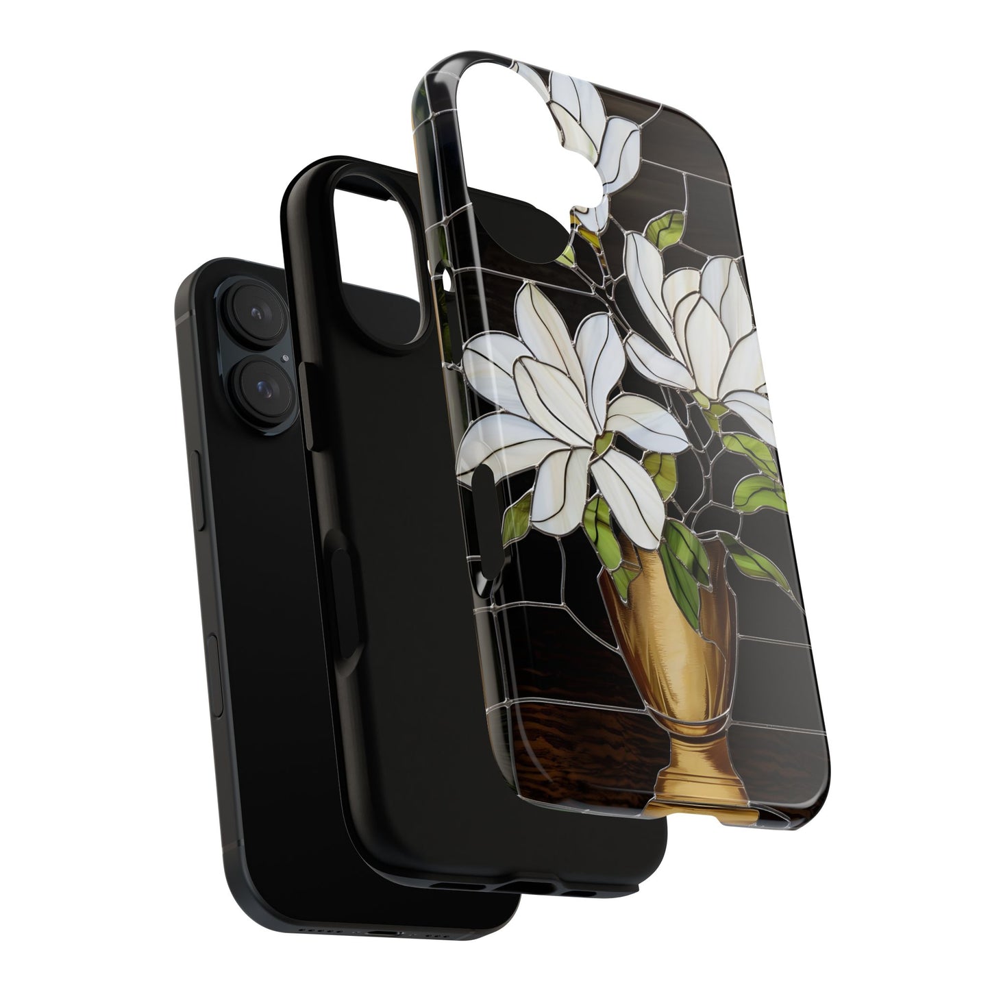 Stained Glass Floral Phone Case