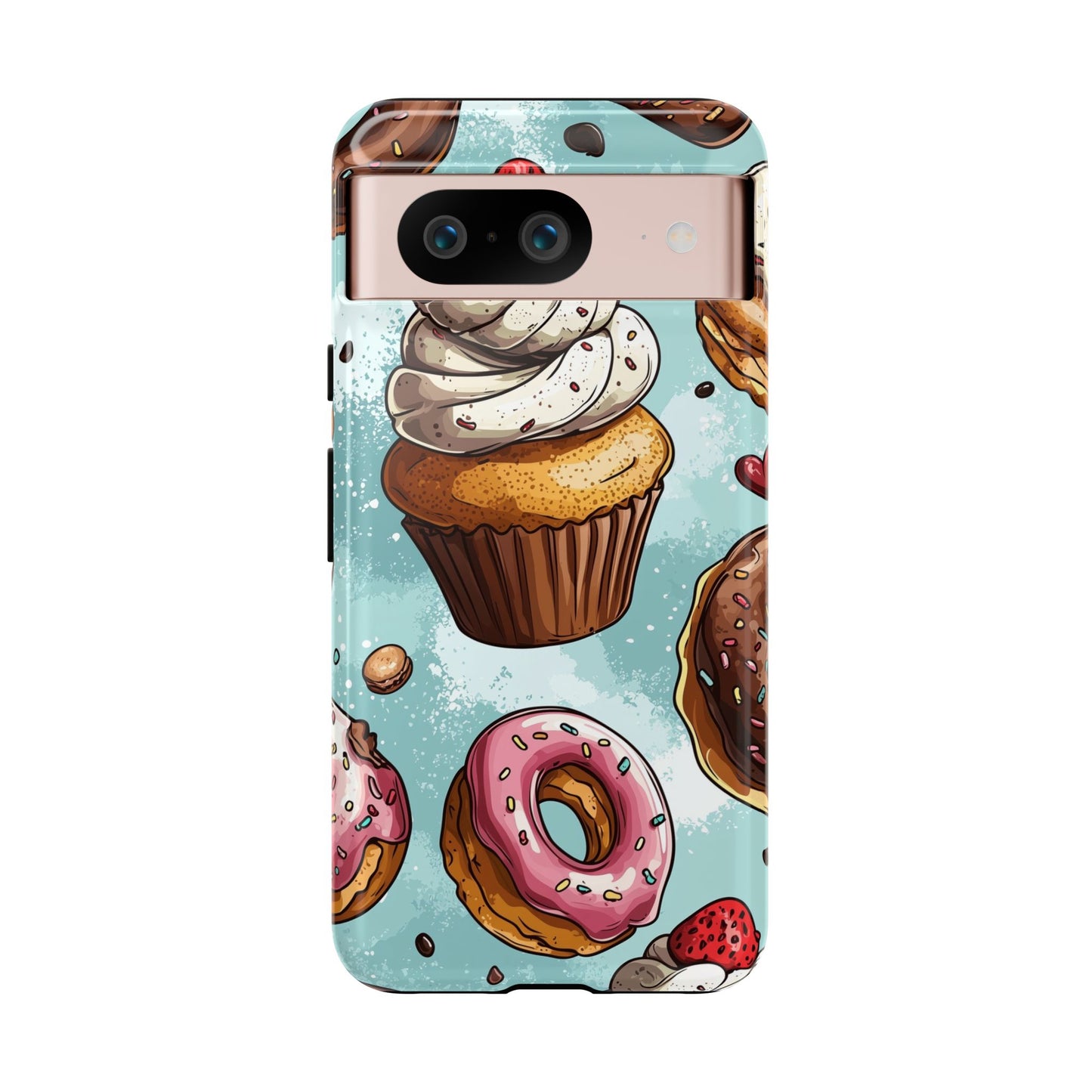 Sweet Bliss: Anime Dessert Delight Phone Case for iPhone, Samsung, Google Pixel