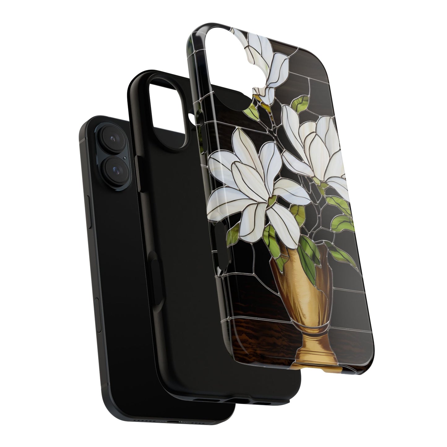 Stained Glass Floral Phone Case
