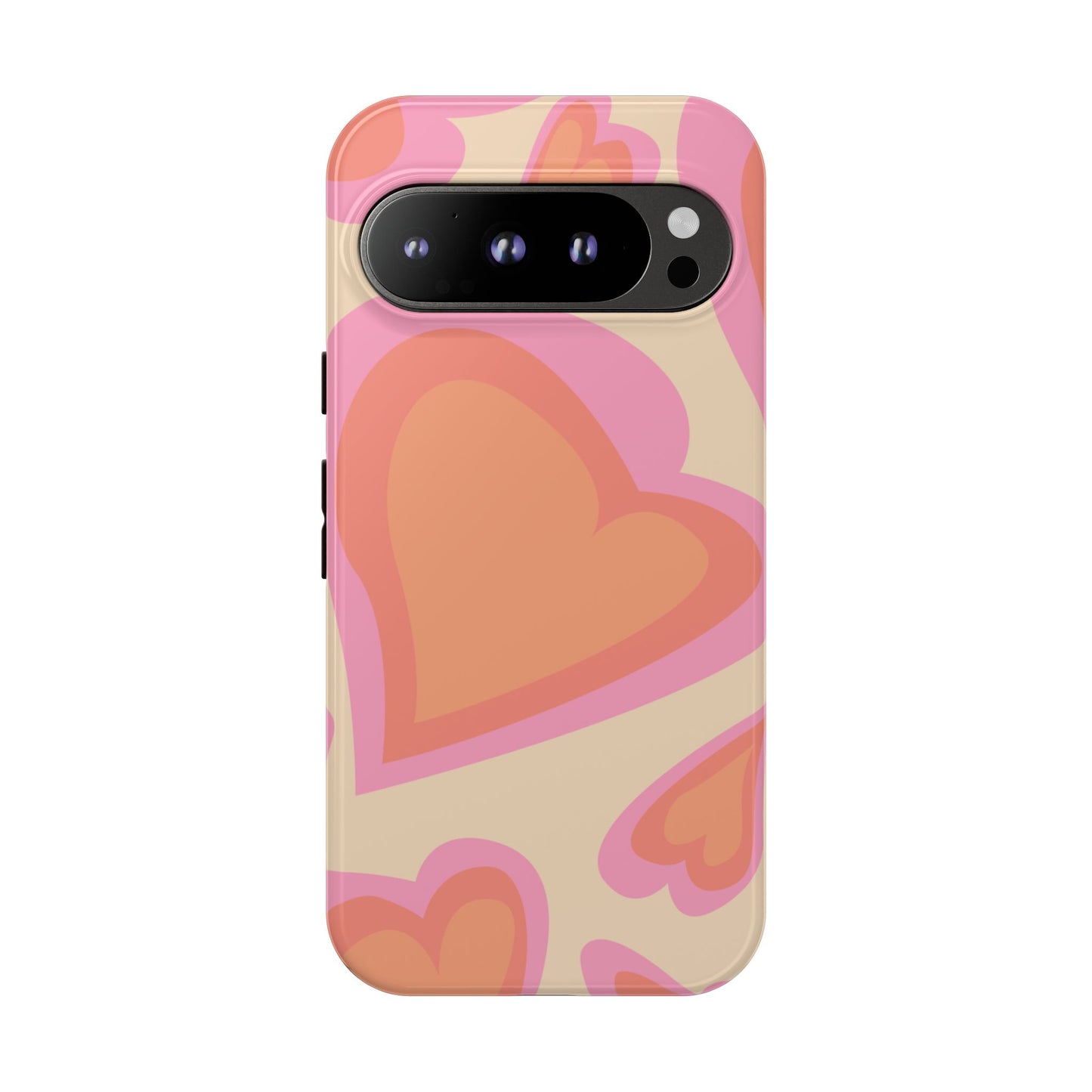 Retro Heart Phone Case – Cute Vintage Aesthetic for iPhone, Samsung & Google Pixel