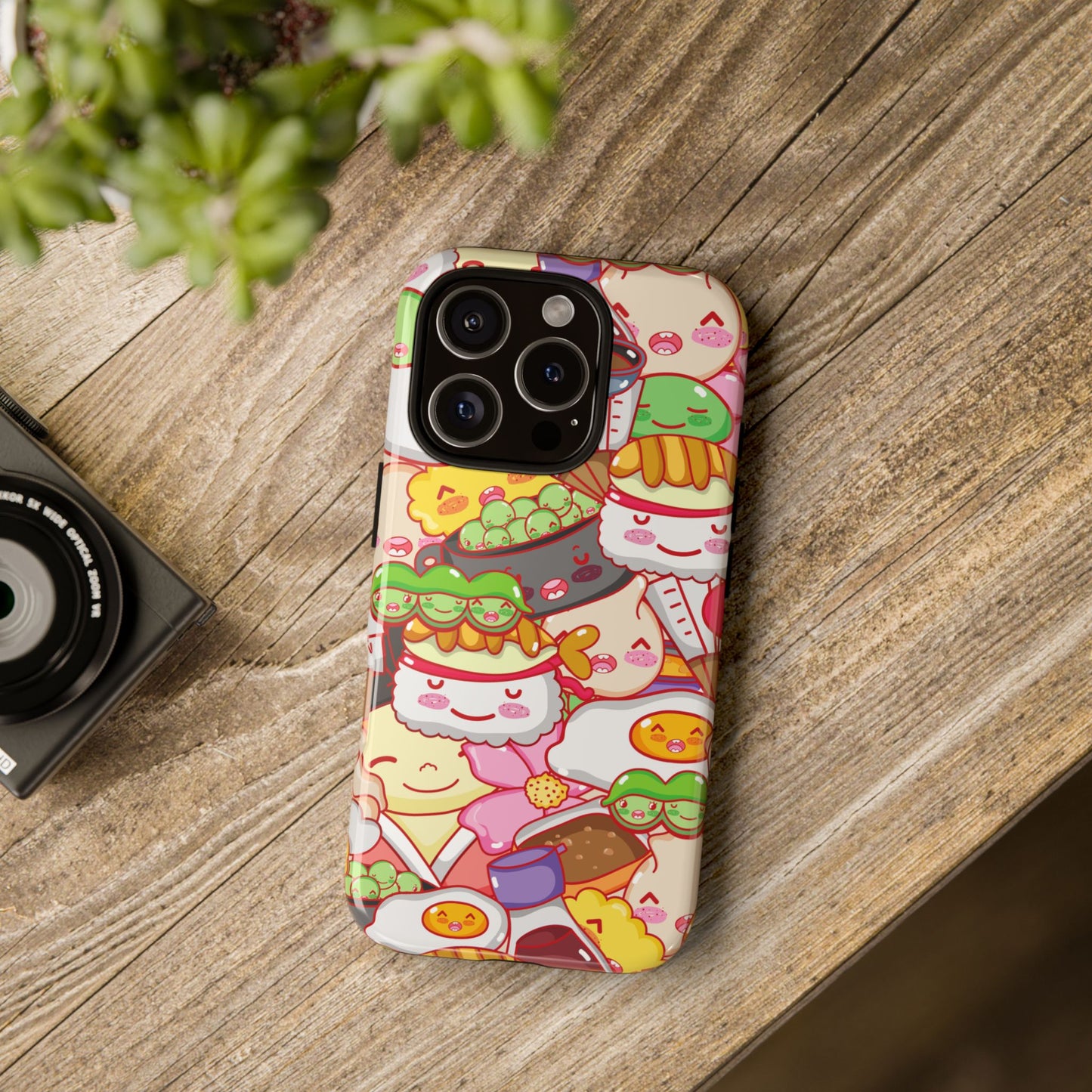 Kawaii Food Lover's Phone Case – iPhone, Google Pixel, Samsung