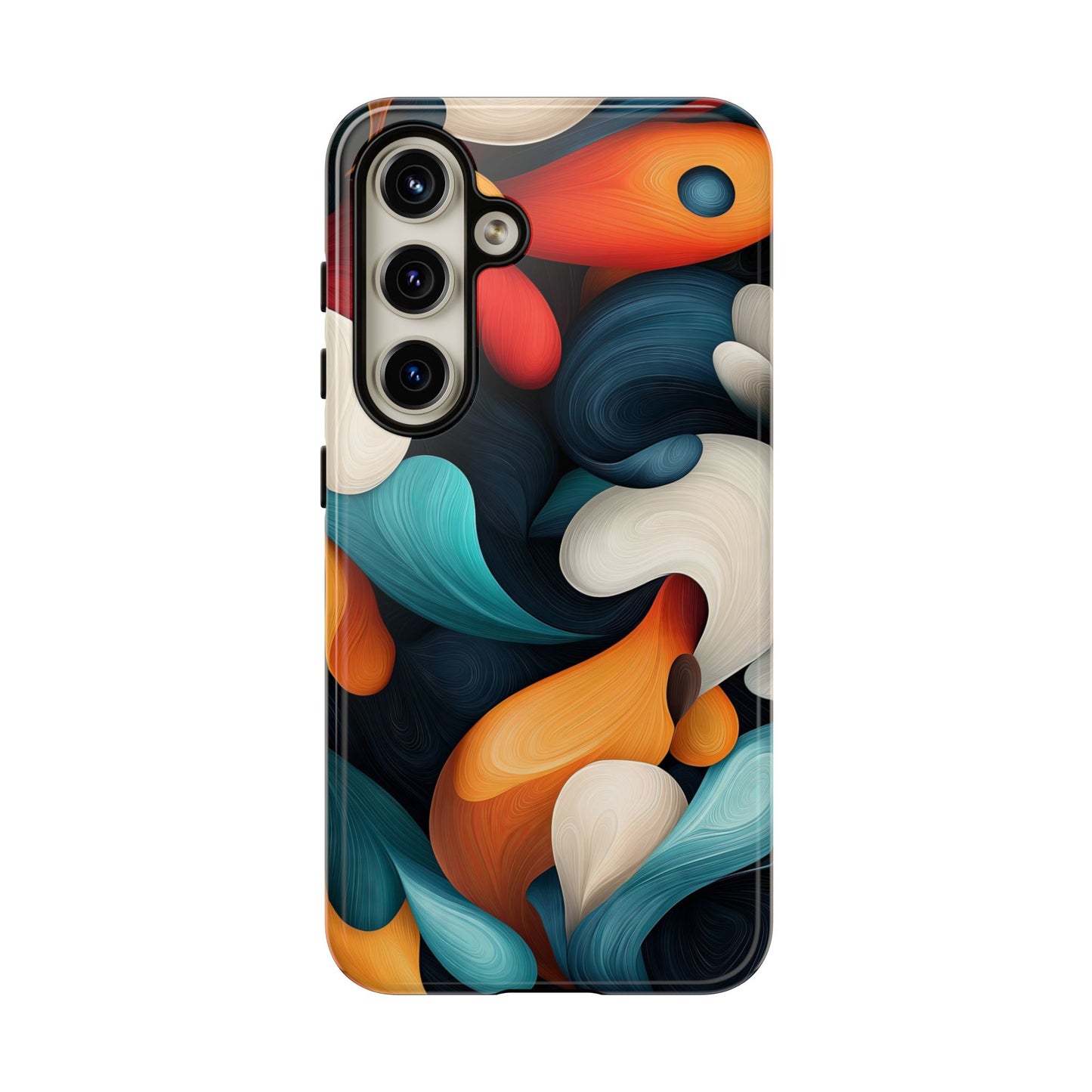 Swirl Spectrum – Vibrant Abstract Phone Case for iPhone, Samsung & Pixel