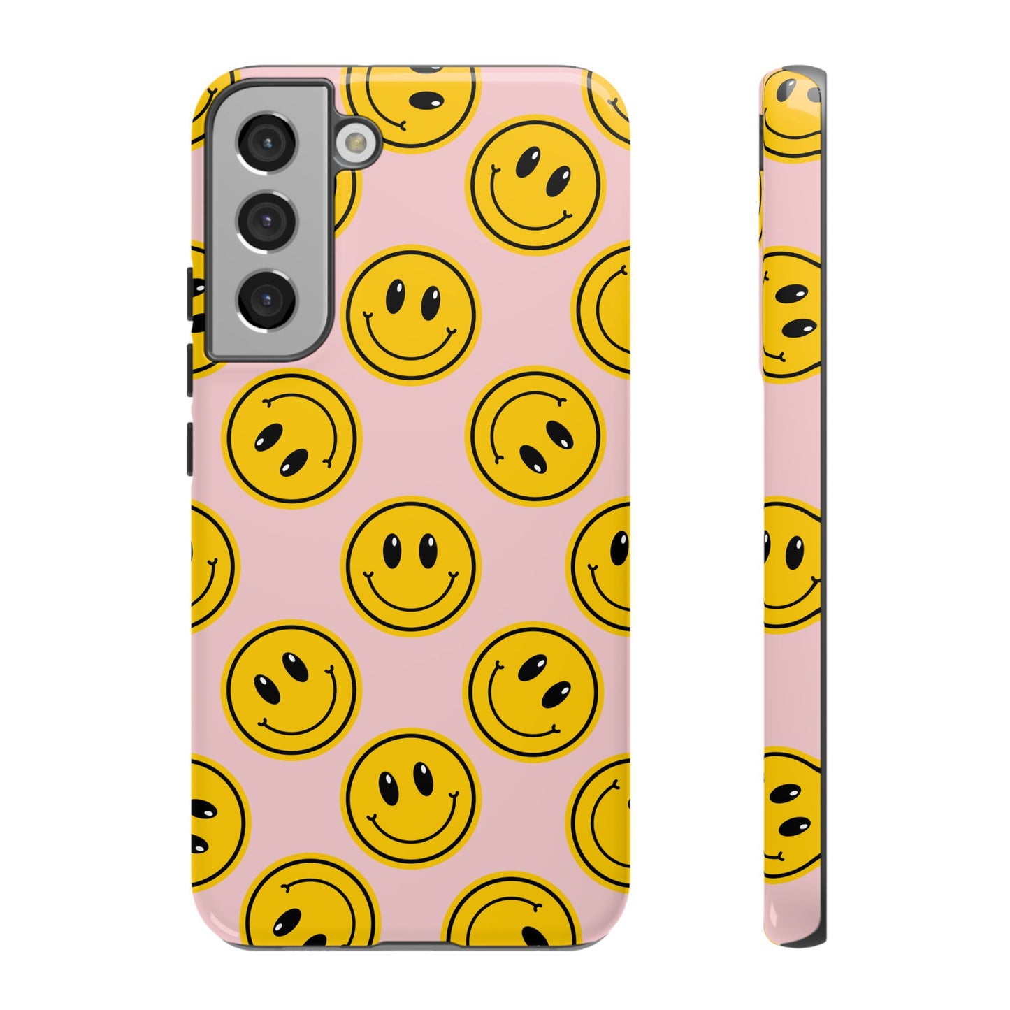 Retro Smiley Face Phone Case – Vintage Aesthetic Cover for iPhone, Samsung & Google Pixel
