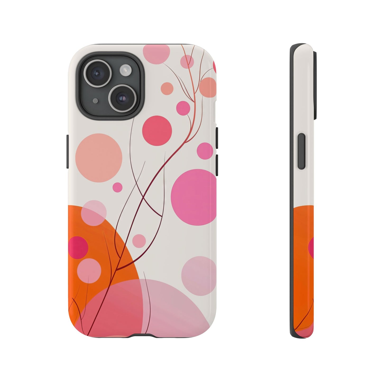 Blush Bloom – Abstract Floral Phone Case for iPhone, Samsung & Pixel