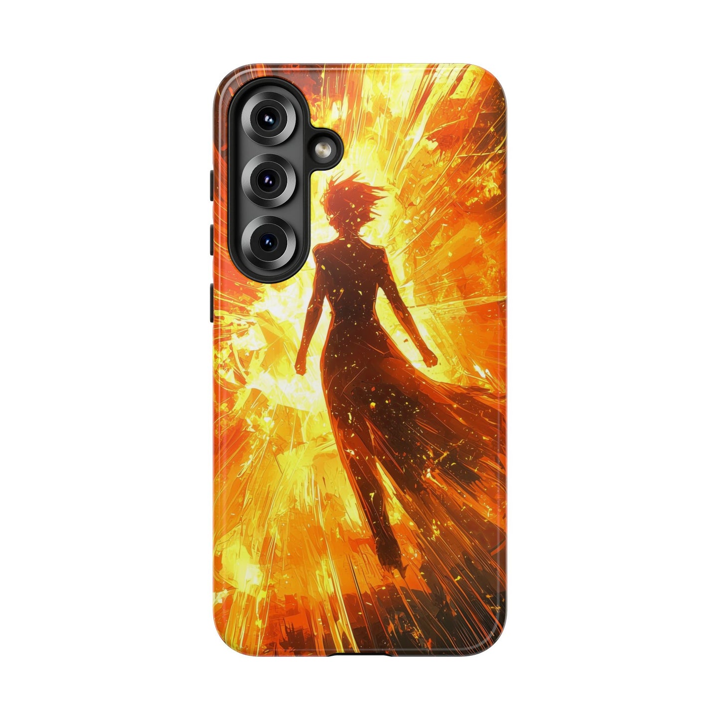 Solar Ascension | Silhouette of Fire Phone Case for iPhone, Samsung & Pixel