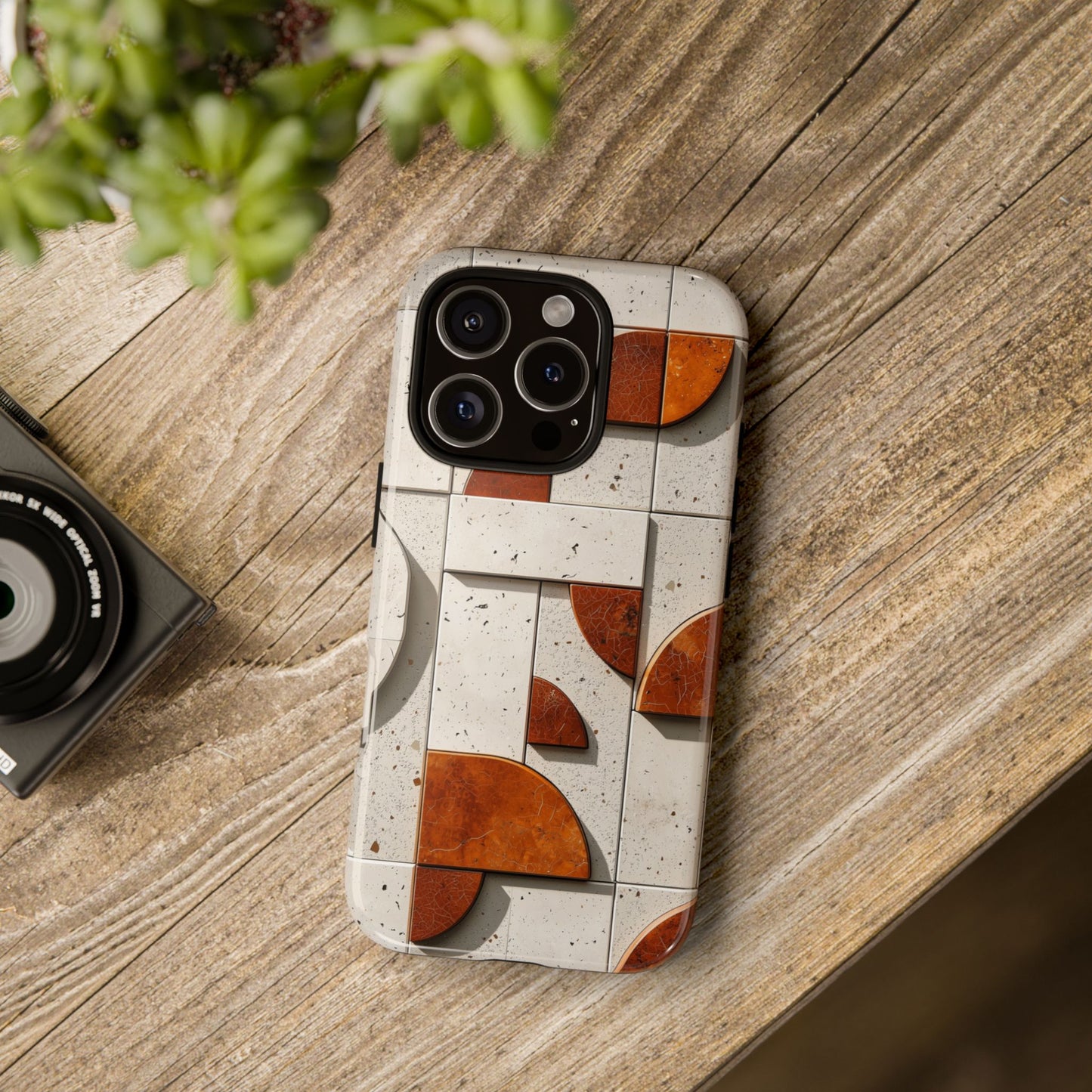Modern Terrazzo Grid Phone Case β Abstract & Stylish for iPhone, google Pixel & Samsung