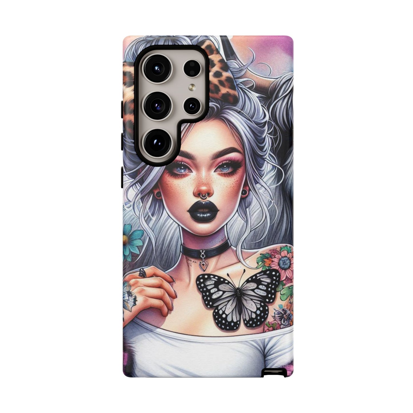 Wild Spirit – Gothic Chic & Nature Fusion Mobile Cover