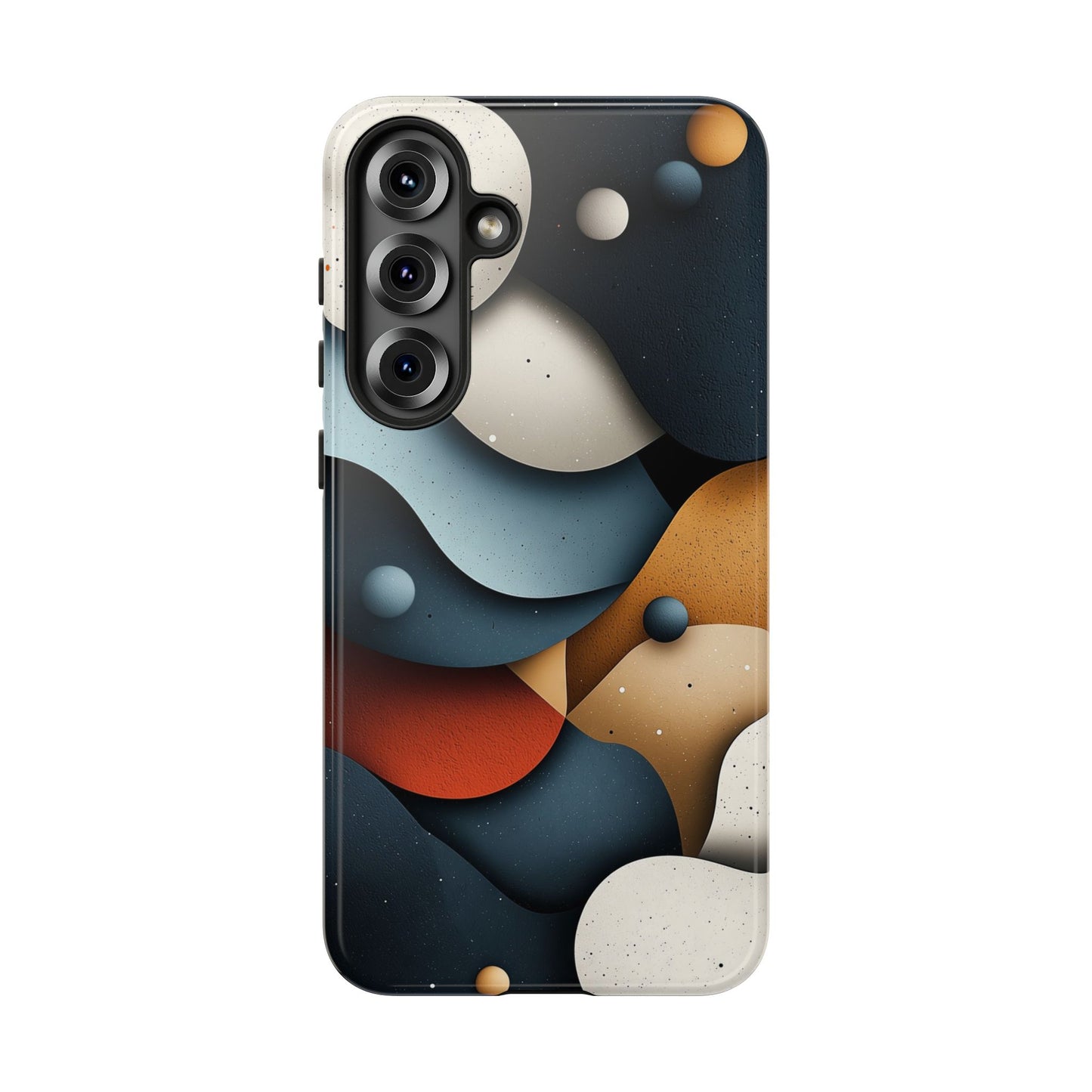 Cosmic Flow – Textured Abstract Phone Case for iPhone, Samsung & Pixel