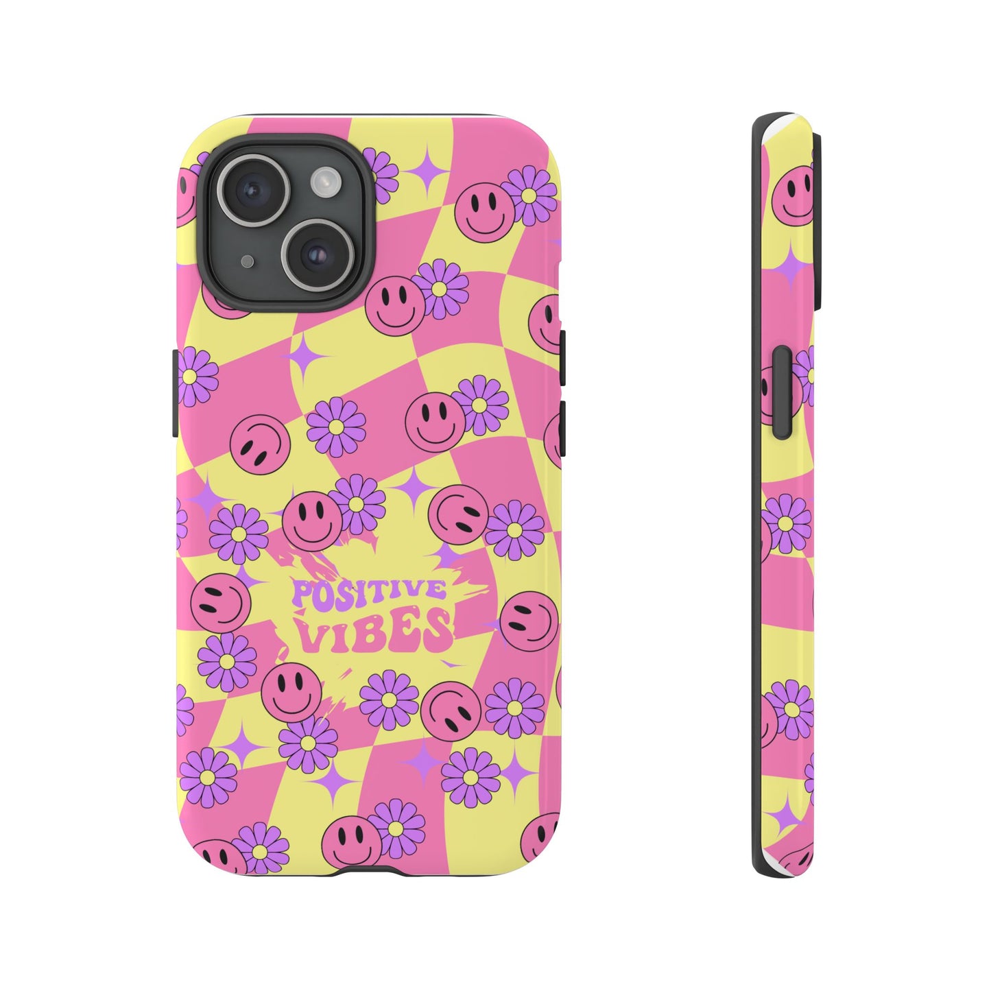 Positive Vibes Phone Case β Aesthetic Motivational Cover for iPhone, Samsung & Google Pixel