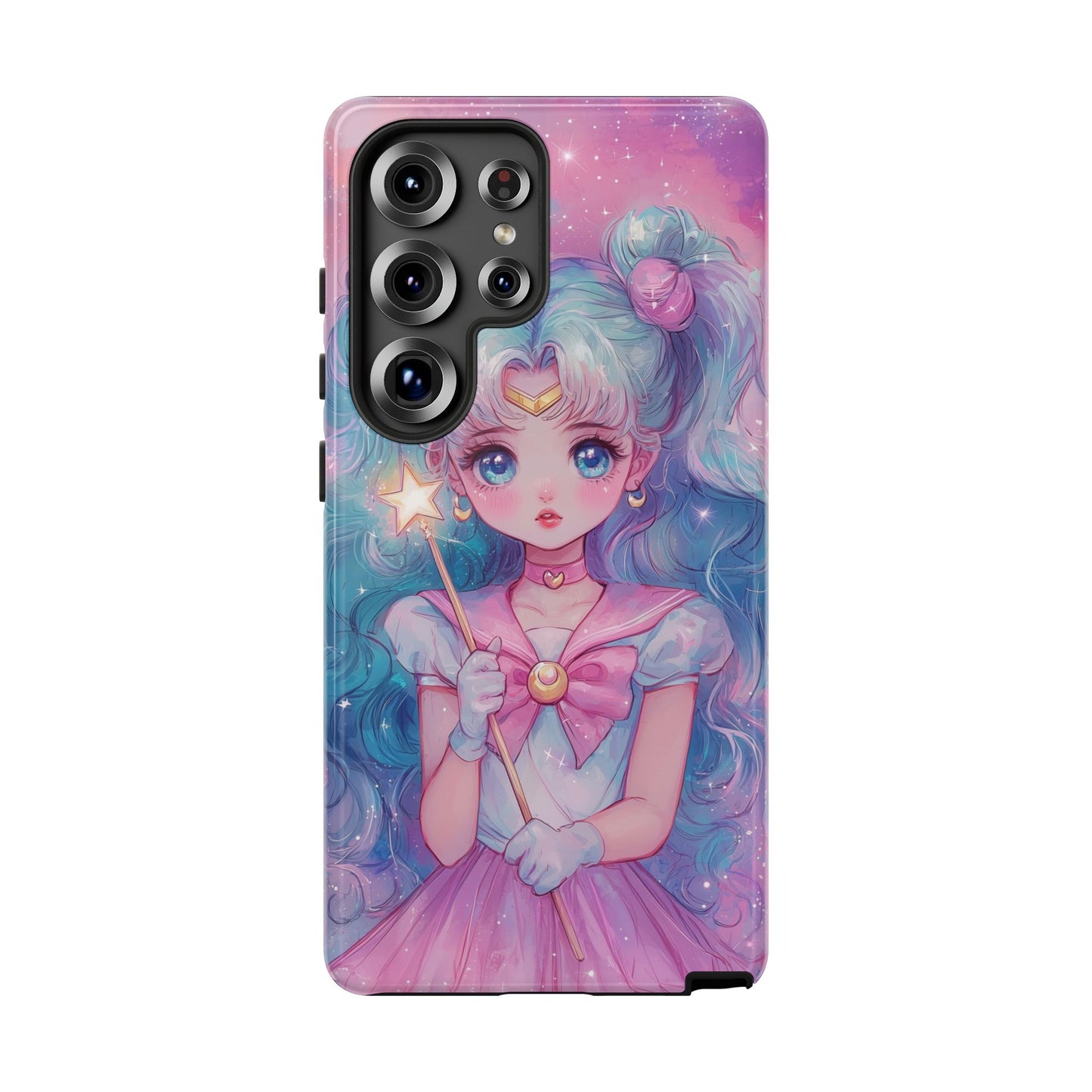 Magical Moon Guardian Anime Phone Case for iPhone, Samsung, Google Pixel