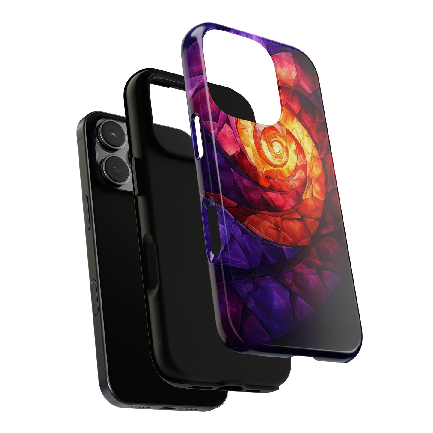 Retro Spiral Psychedelic Phone Case for iPhone, Samsung & Pixel