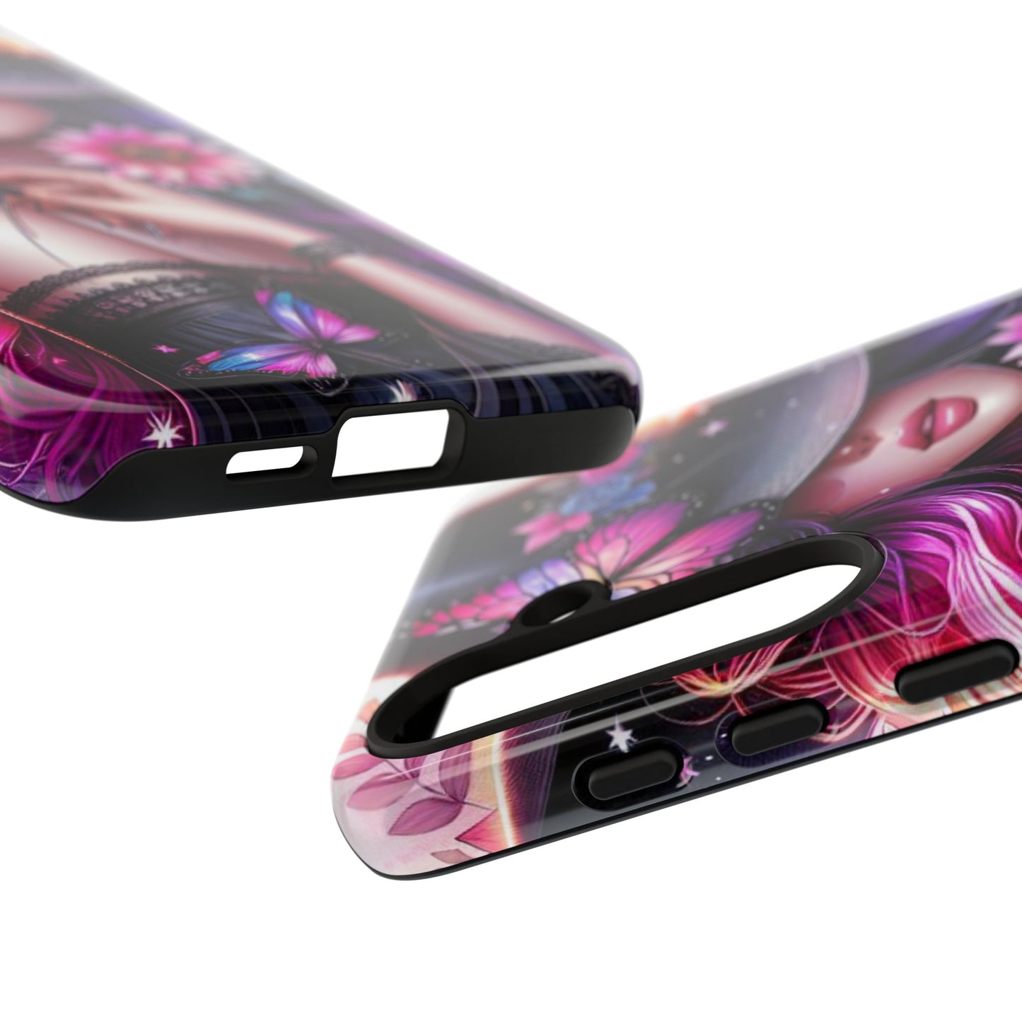 Celestial Charm – Cosmic Cowgirl & Butterfly Magic Mobile Cover
