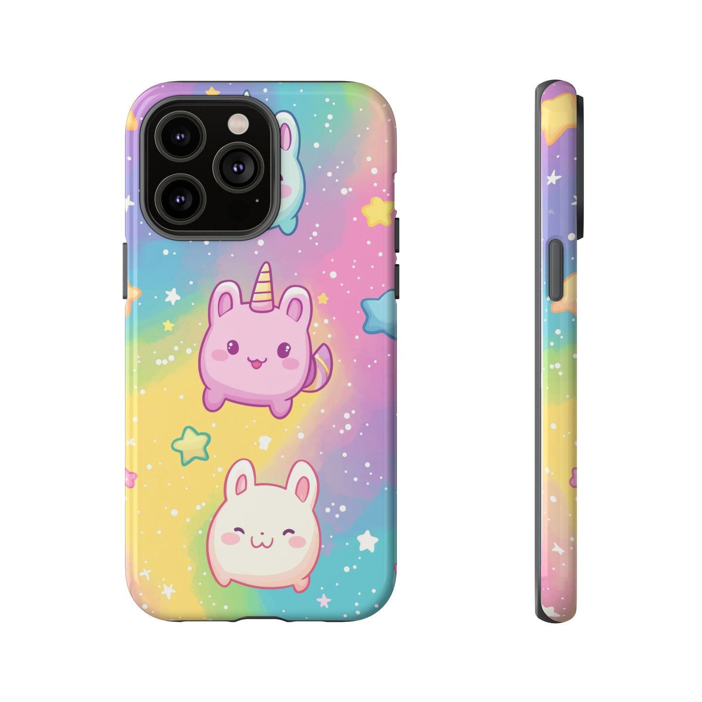 Pastel Unicorn Bunny Anime Phone Case for iPhone, Samsung, Google Pixel
