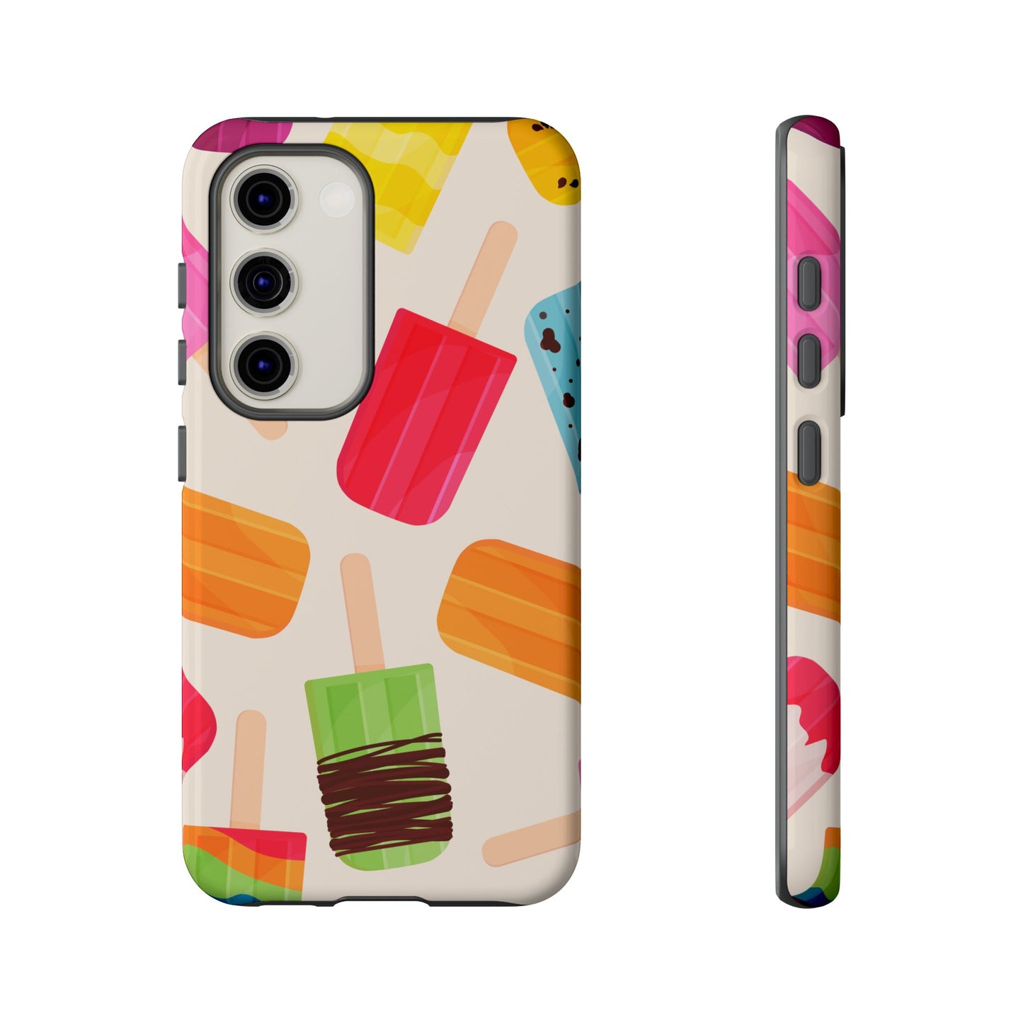 Colorful Popsicle Pattern Phone Case for iPhone, Google Pixel, Samsung