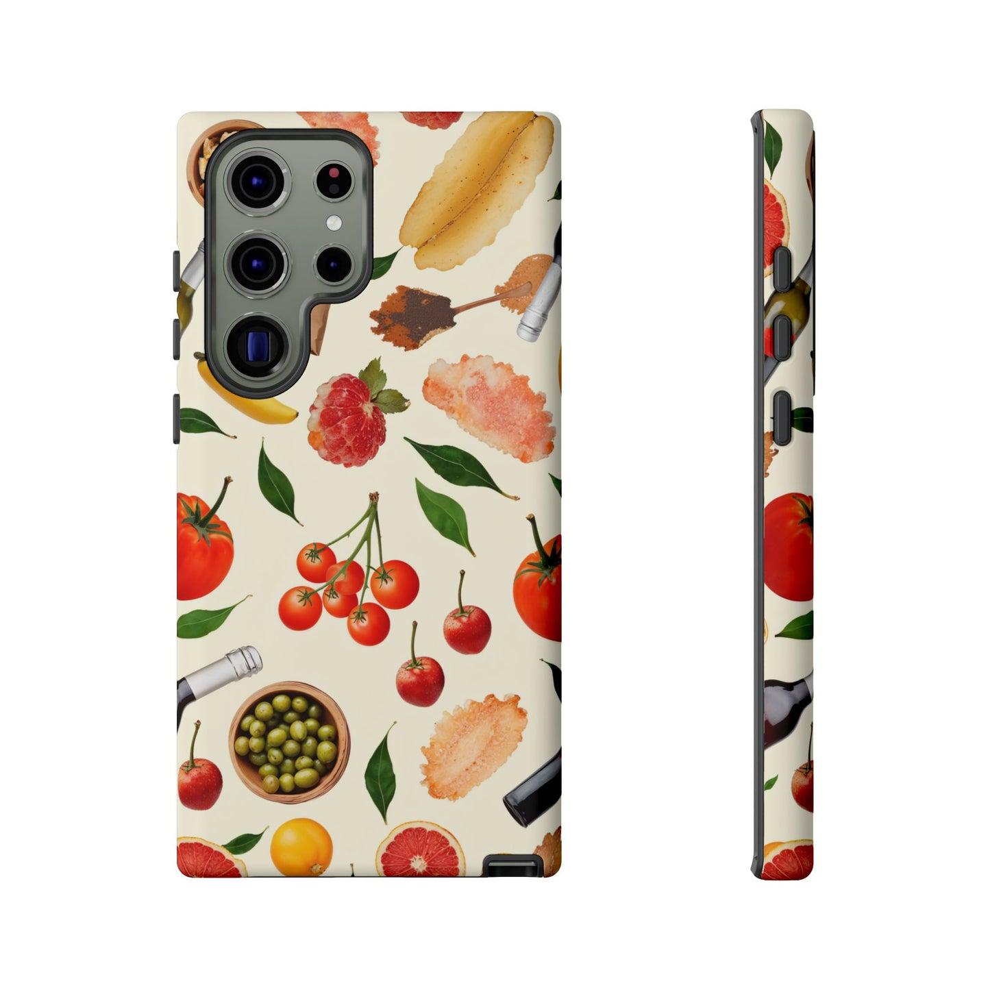 Fresh Fruits & Veggies Pattern Phone Case