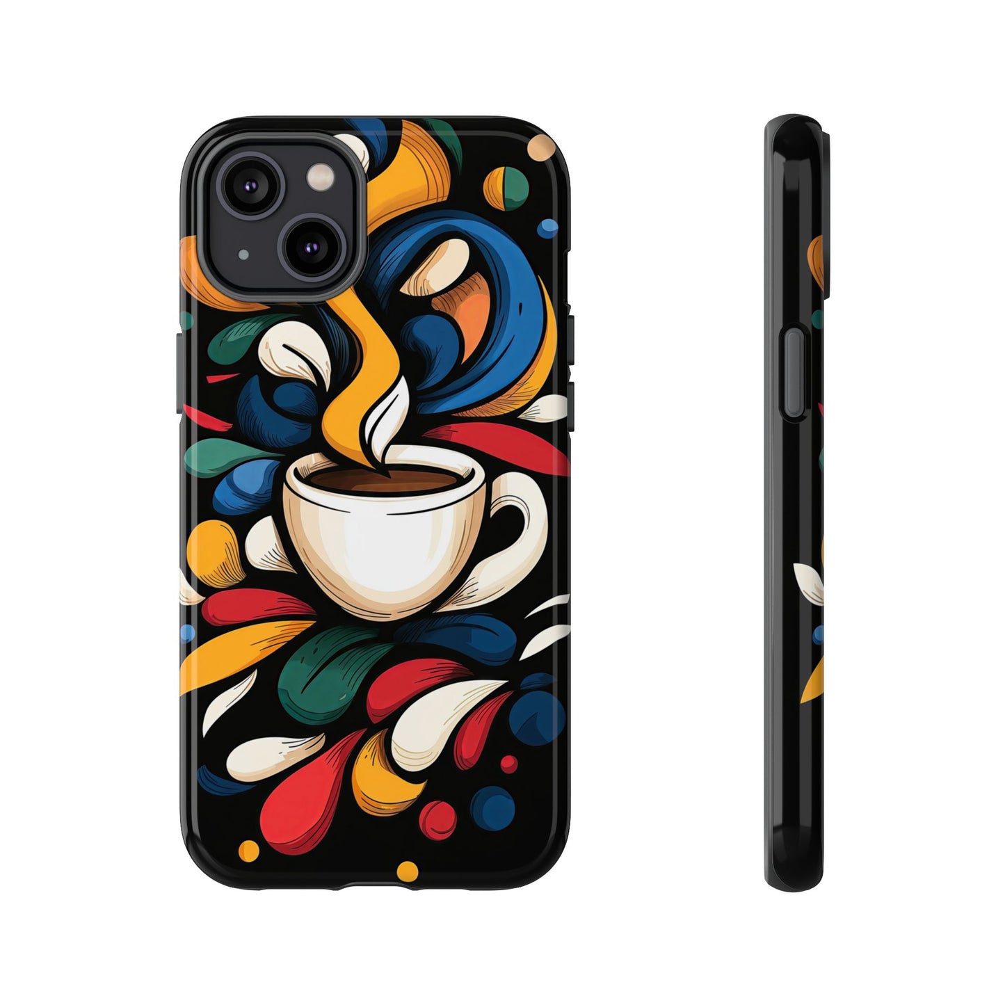 Brewed Blooms – Coffee & Color Floral Case for iPhone, Pixel & Samsung